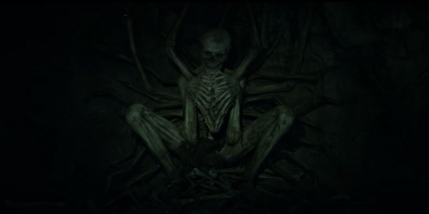 the empty man lurks in the darkness in the film The Empty Man