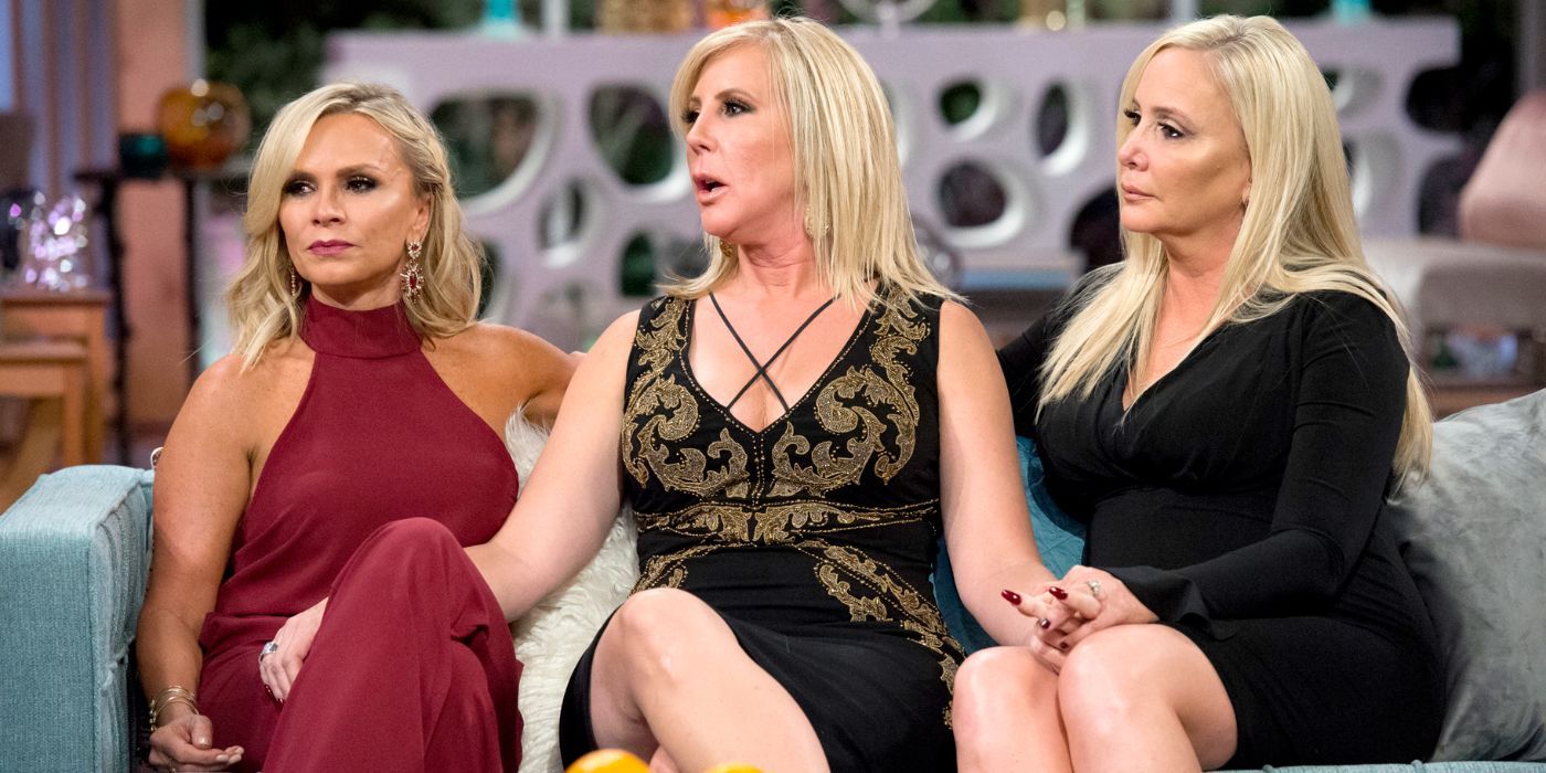 Tamra, Vicki y Shannon asisten a la reunión de 'Real Housewives of Orange County'