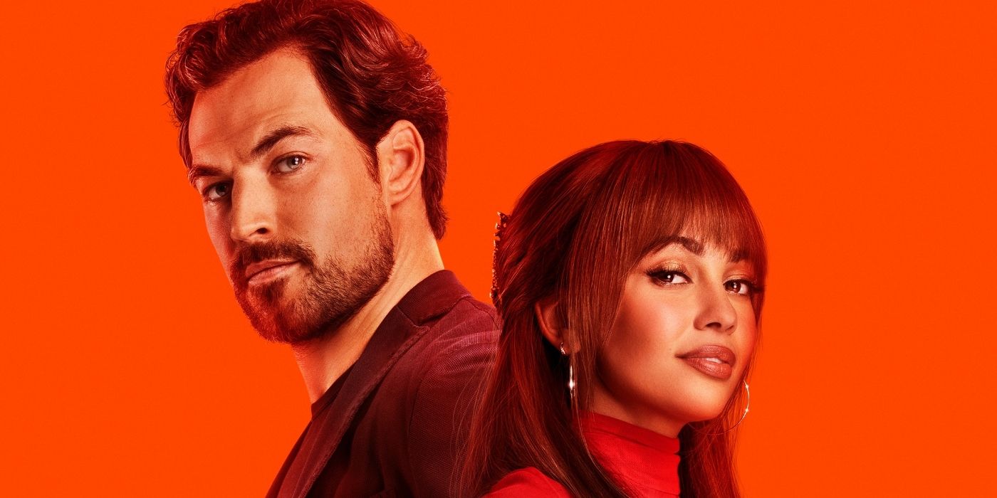 Vanessa Morgan and Giacomo Gianniotti in the poster for Wild Cards