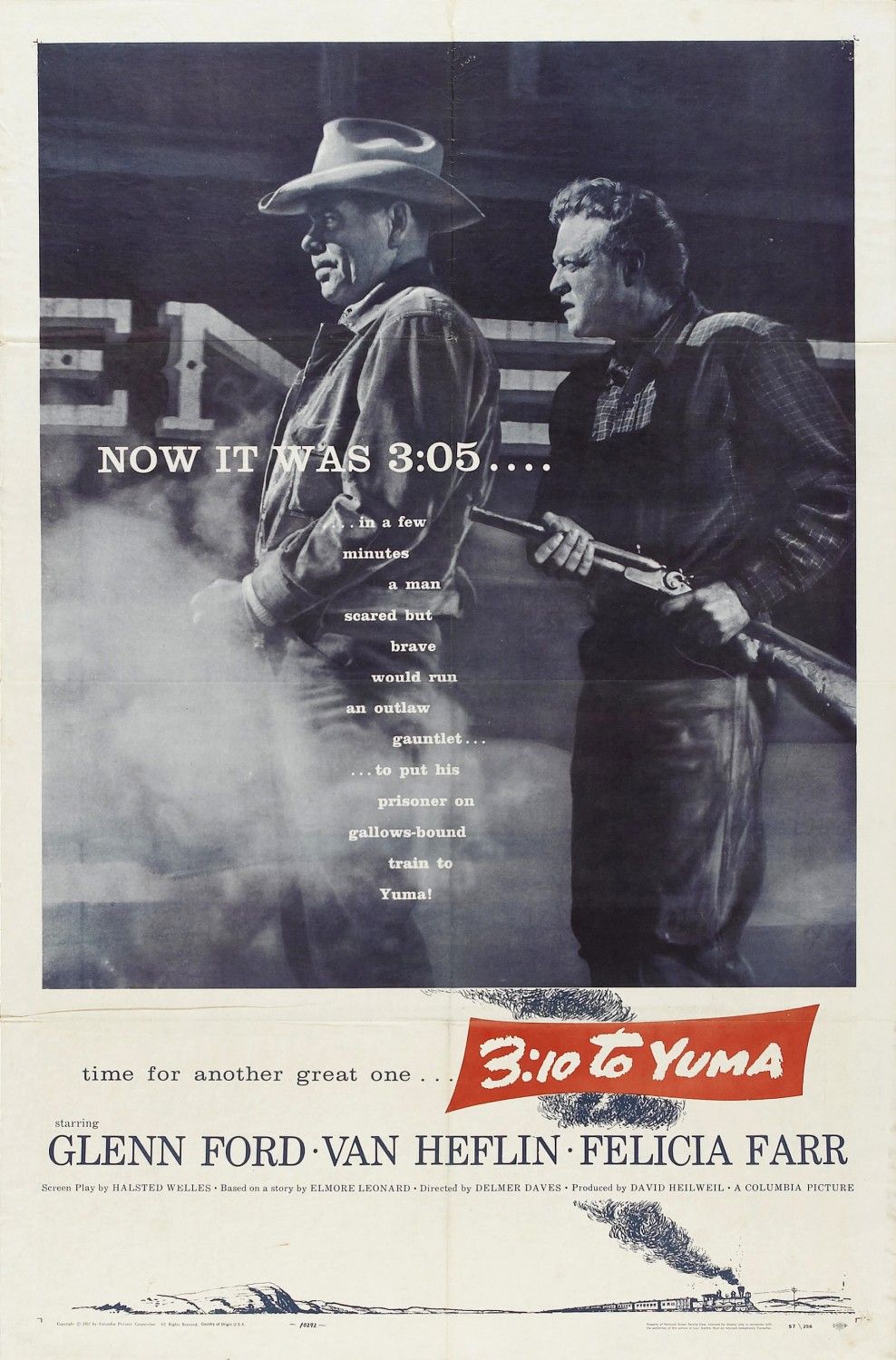 310 to Yuma 1957 Film Poster