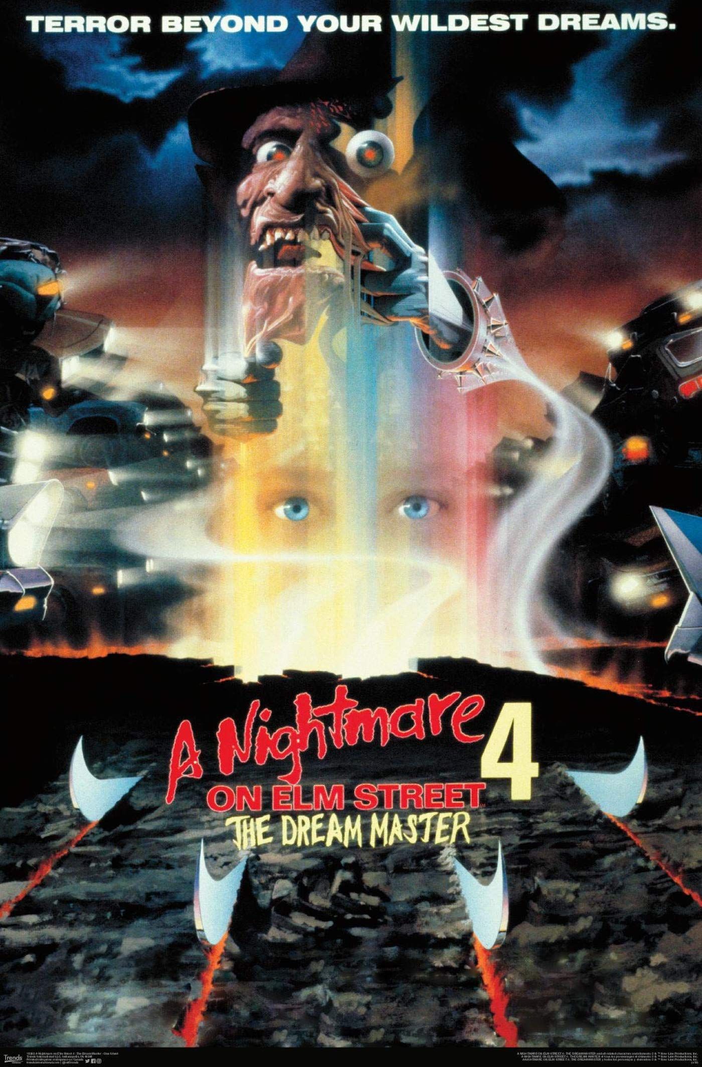 Pesadilla en Elm Street 4 Dream Master Póster