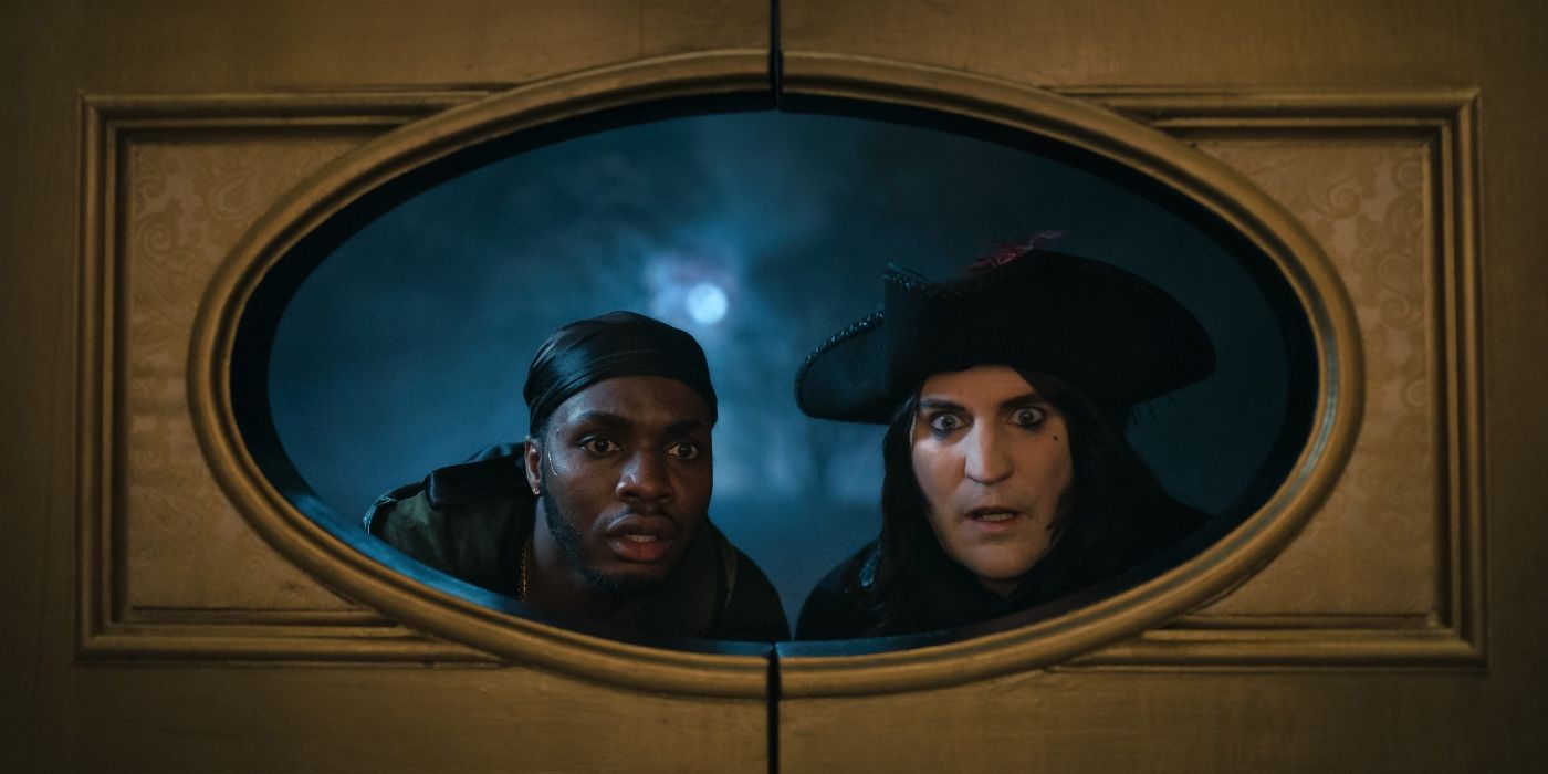 Duayne Boachie and Noel Fielding in The Completely Made-Up Adventures of Dick Turpin
