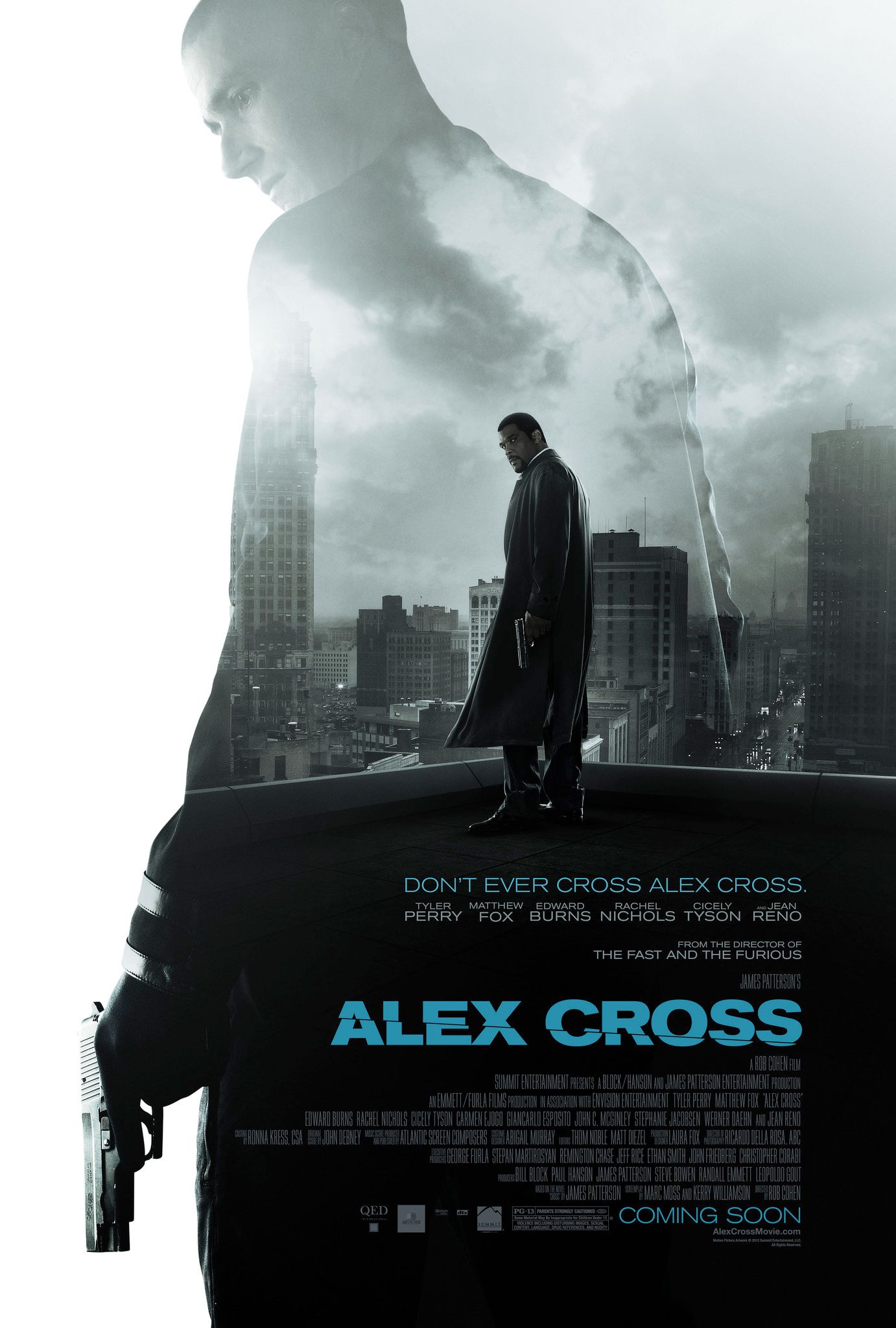 The poster for the Alex Cross movie starring Tyler Perry