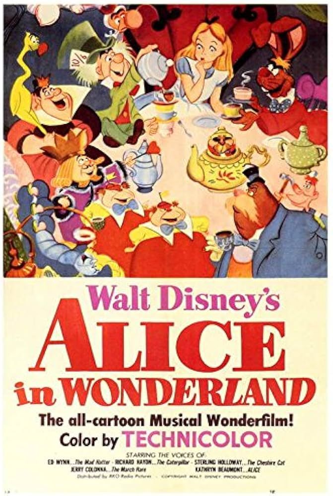 Alice in Wonderland 1951 poster