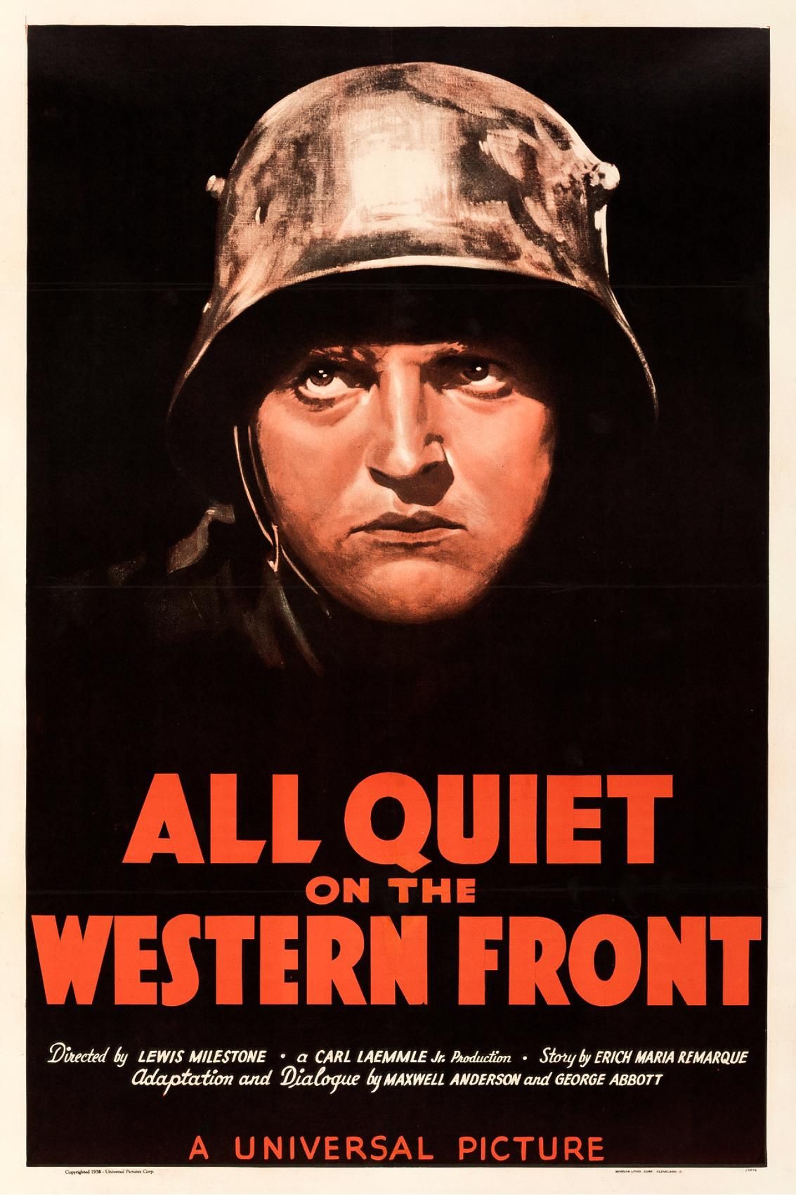 All Quiet on the Western Front 1930 Film Poster