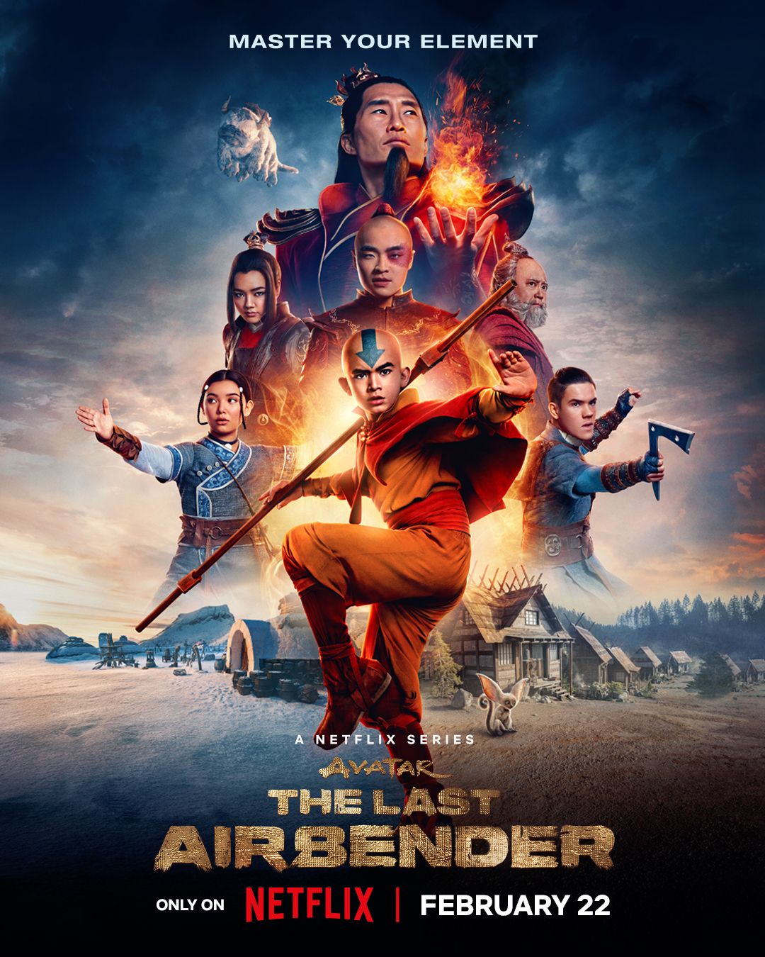 Avatar The Last Airbender 2024 TV Show Poster