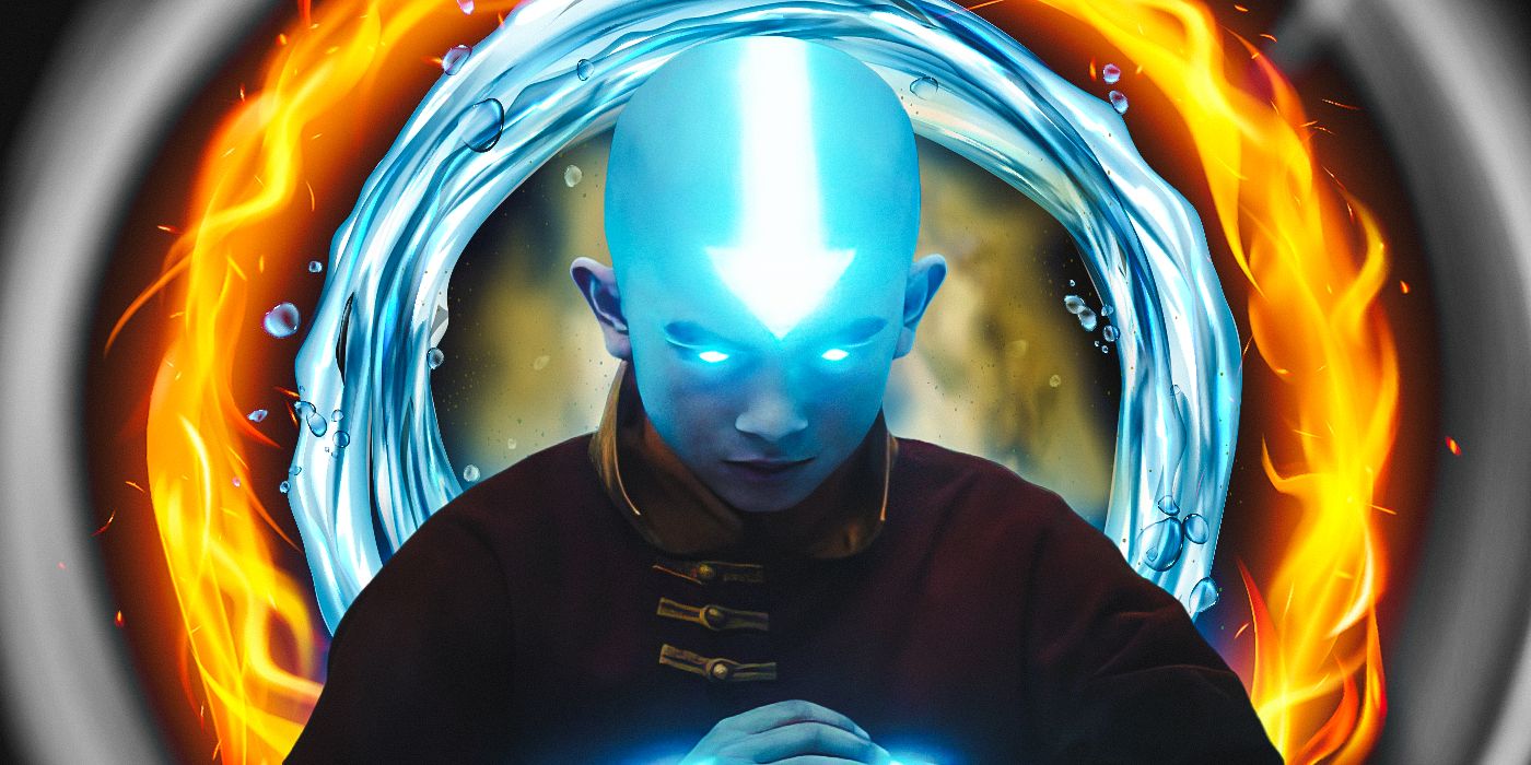 A custom image of Aang in his Avatar State from Avatar: The Last Airbender