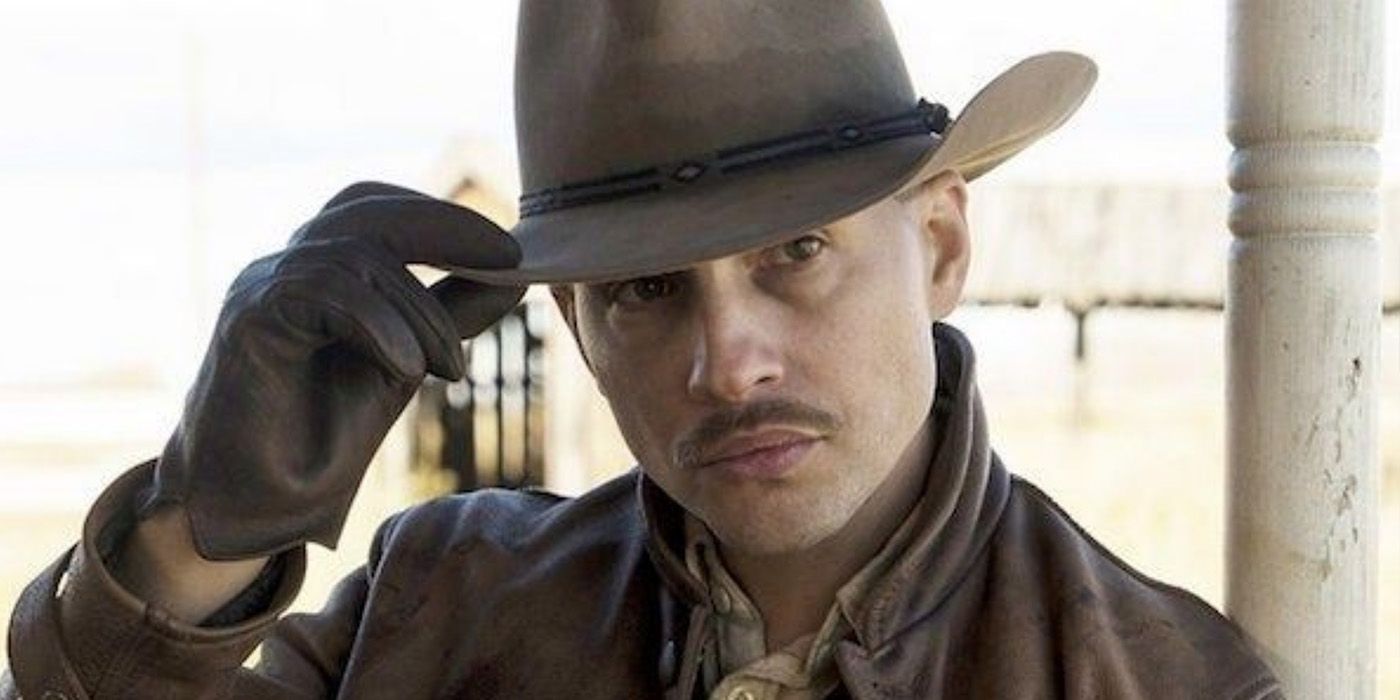 Creeley Turner (Logan Marshall-Green) tips his cowboy hat on Damnation.