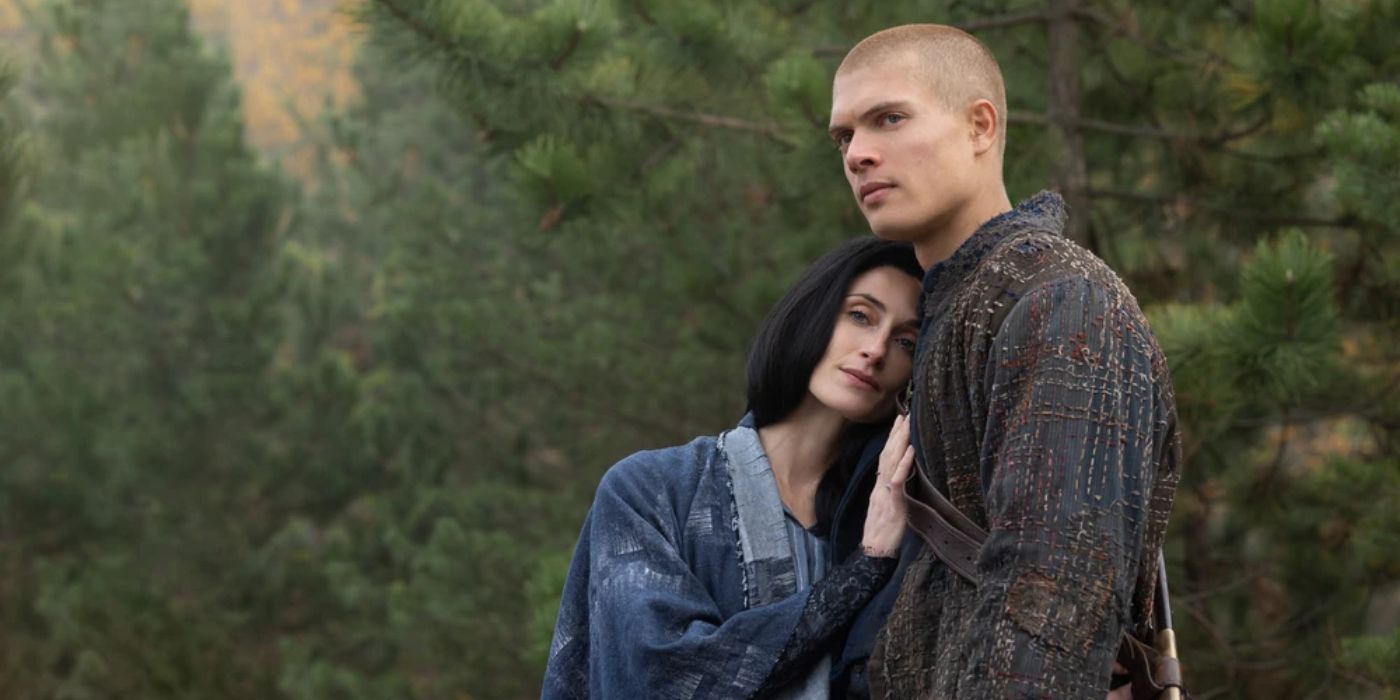 Selene and Rand embrace