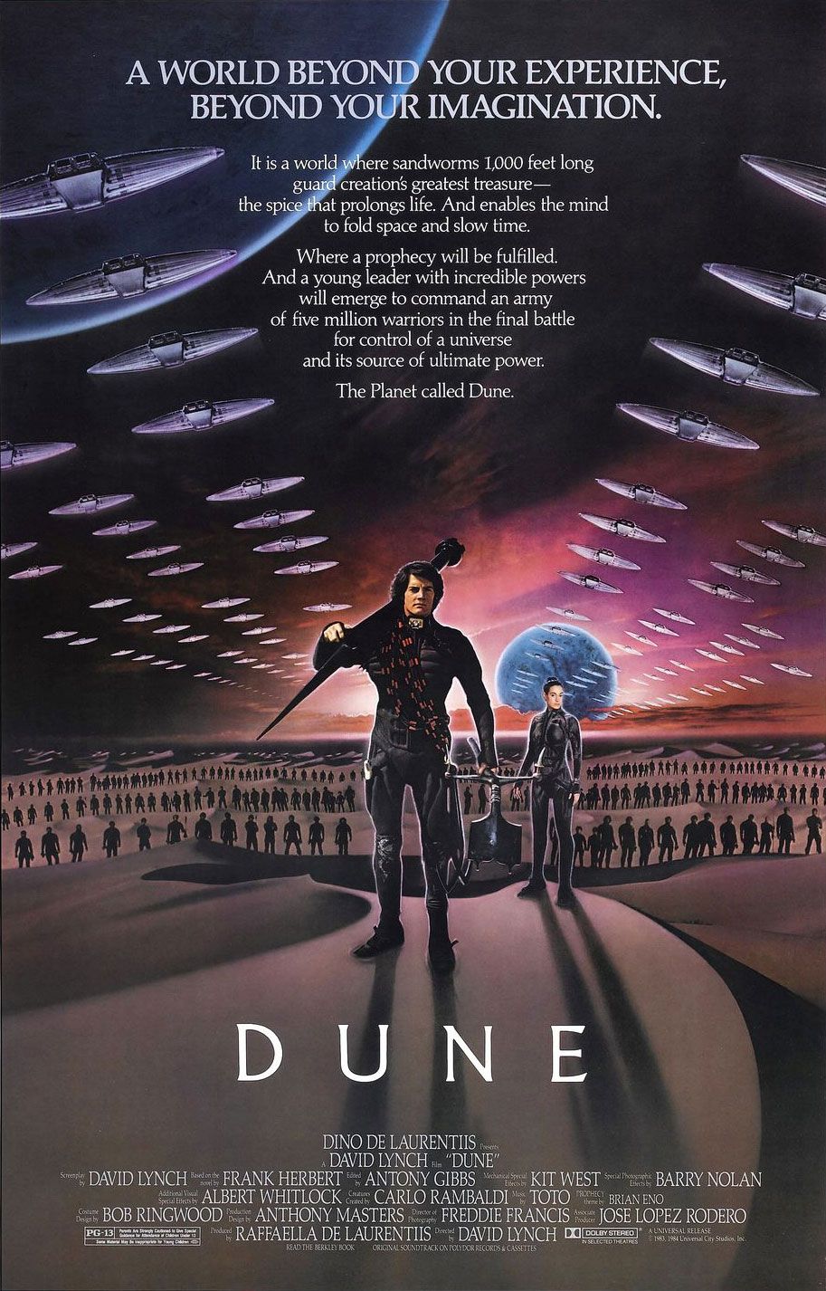 Dune 1984 Film Poster