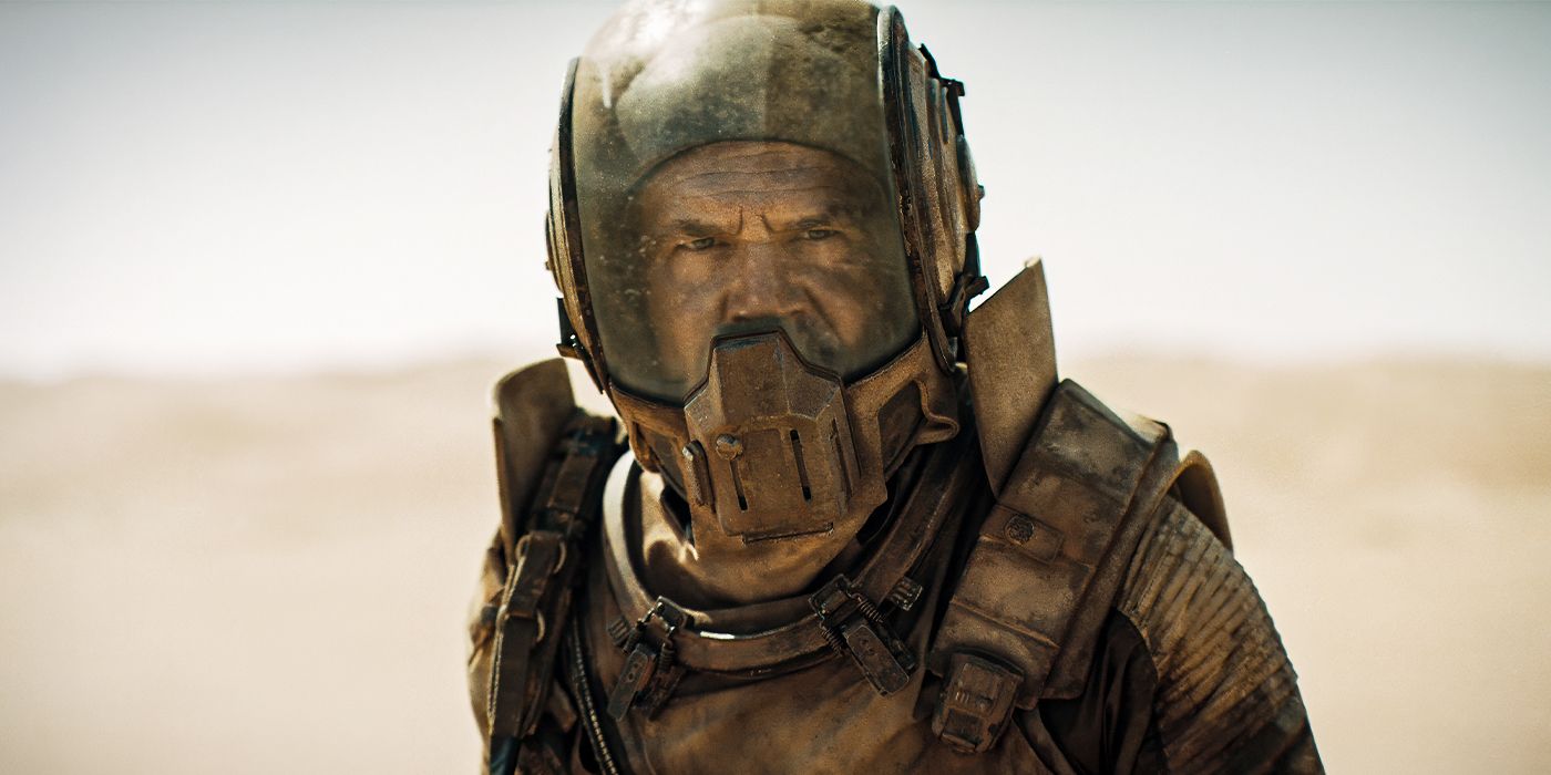 Josh Brolin in an environmental suit in Dune: Part Two