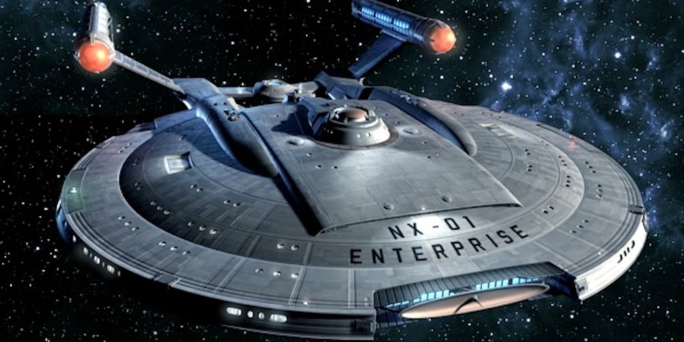 The Enterprise, NX-01, from 'Star Trek: Enterprise'