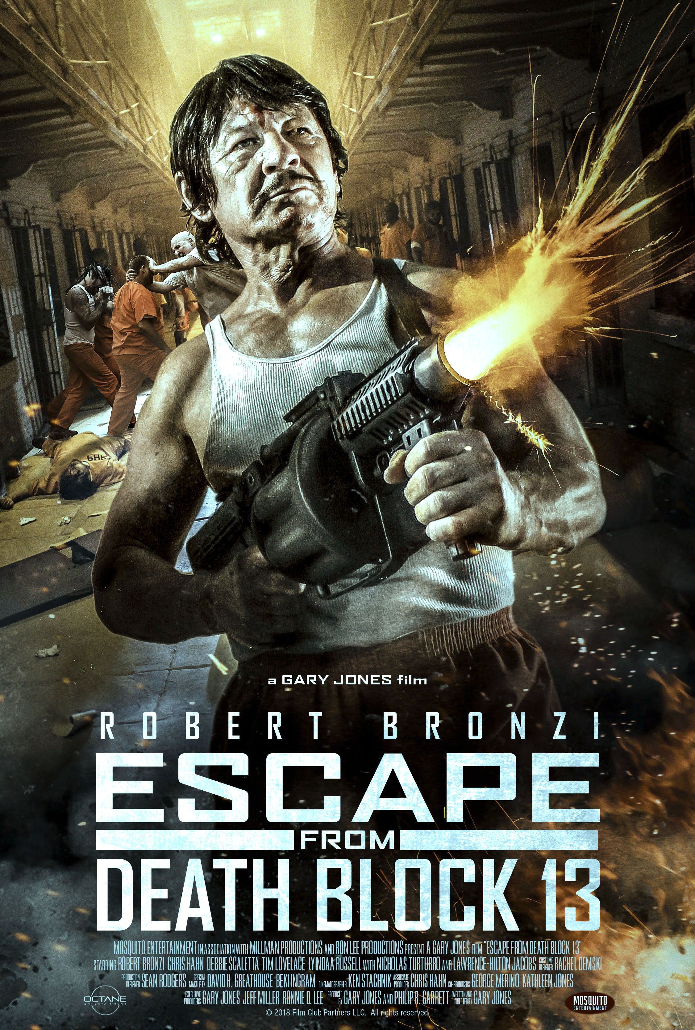 Official movie poster for Escape from Death Block 13