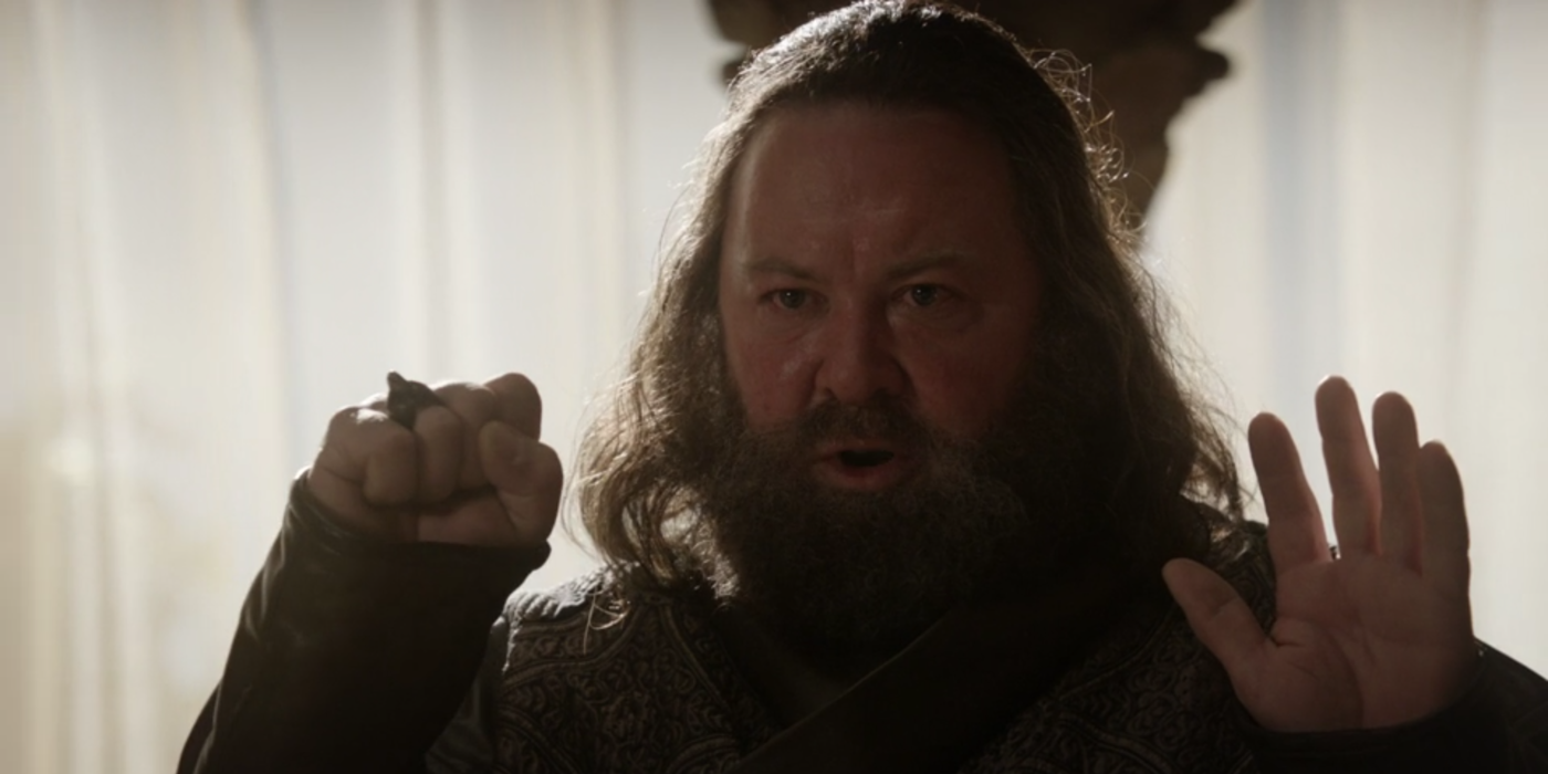 Robert Baratheon explaining that one army is stronger than five