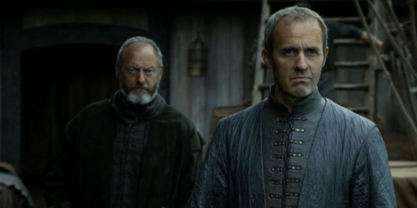 King Stannis Baratheon and Ser Davos Seaworth