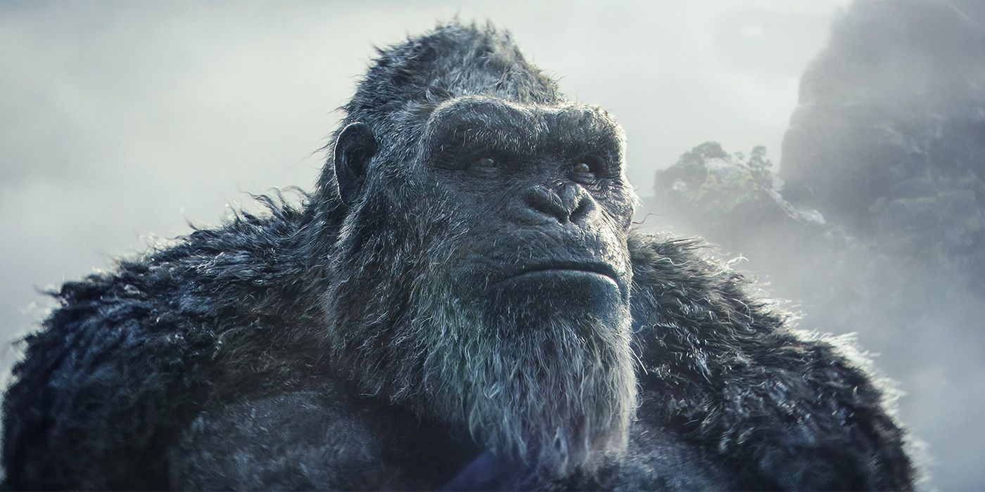 King Kong looking aged in Godzilla x Kong: The New Empire