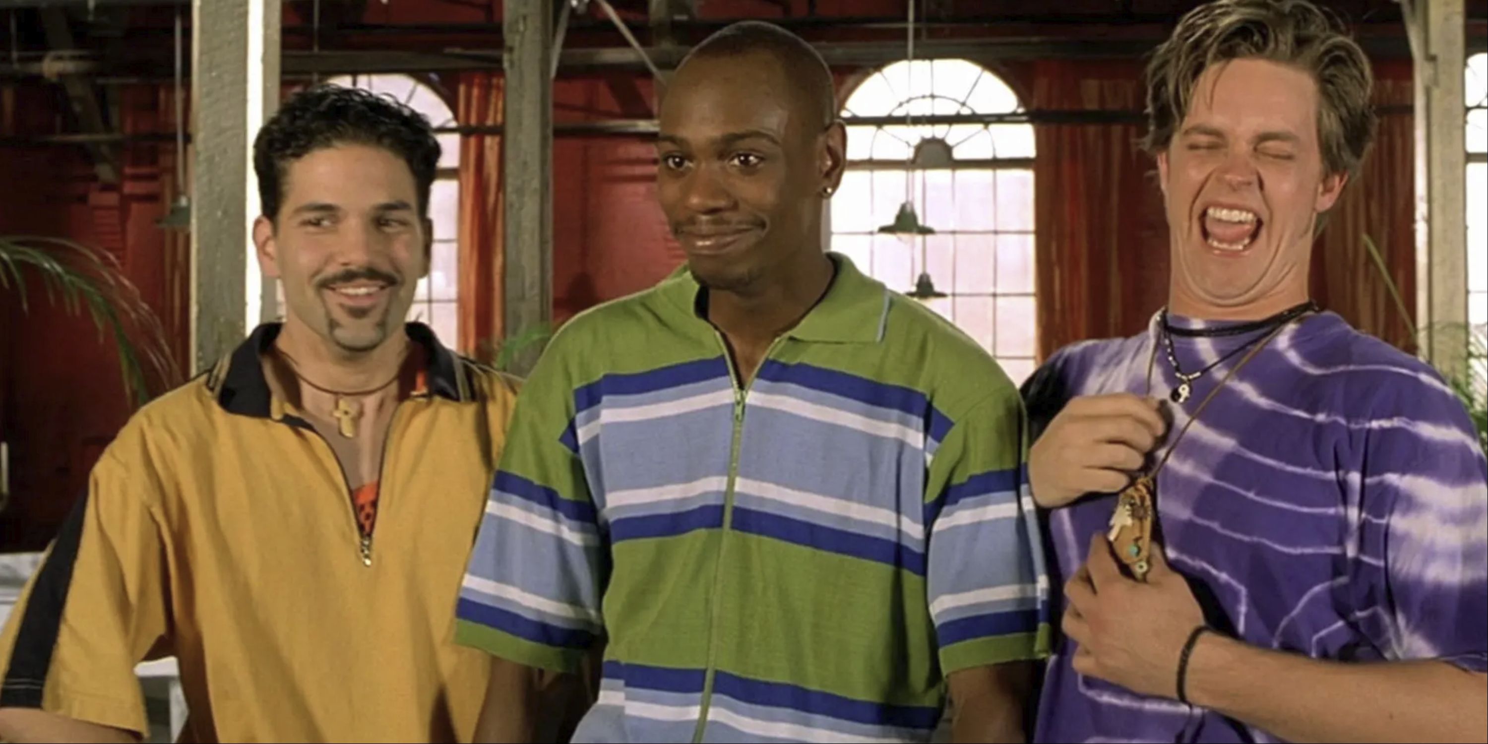 Dave Chappelle, Jim Breuer, and Guillermo Diaz in Half Baked