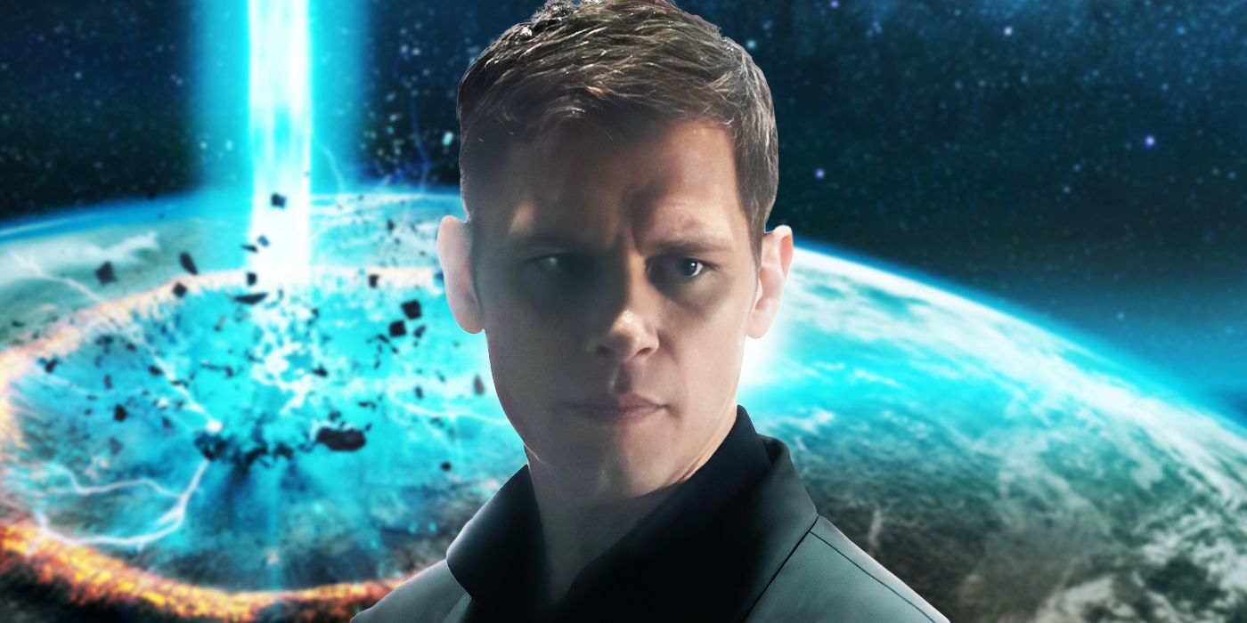 Custom image of Joseph Morgan as James Ackerson for an interview for Halo Season 2