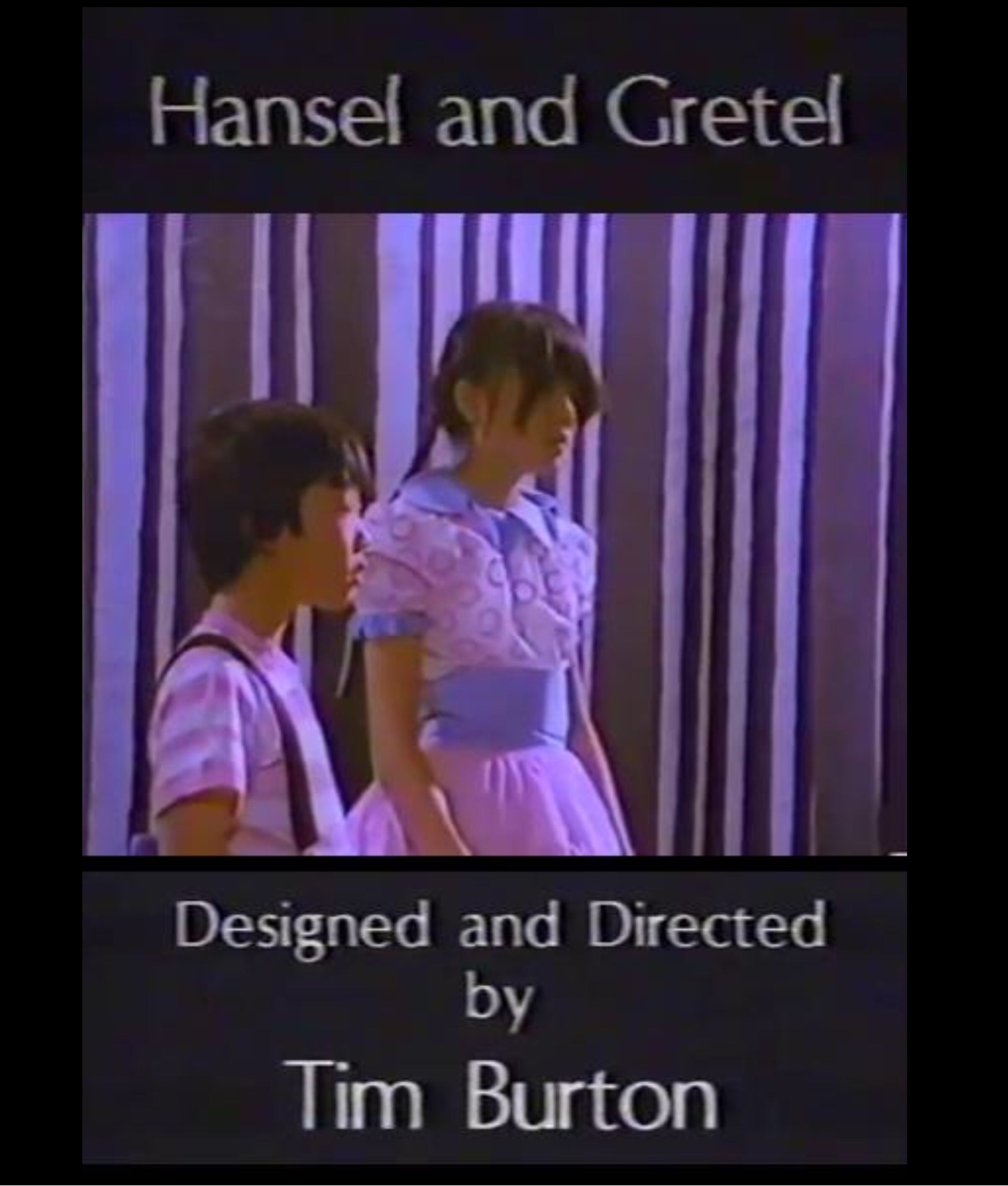 Hansel and Gretel Tim Burton TV Movie Title