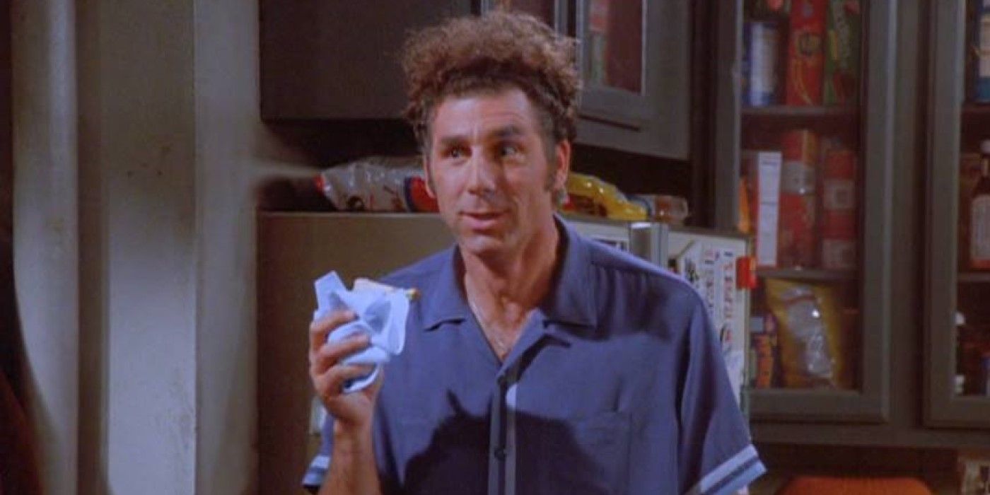 Kramer (Michael Richards) in the 'Seinfeld' episode 