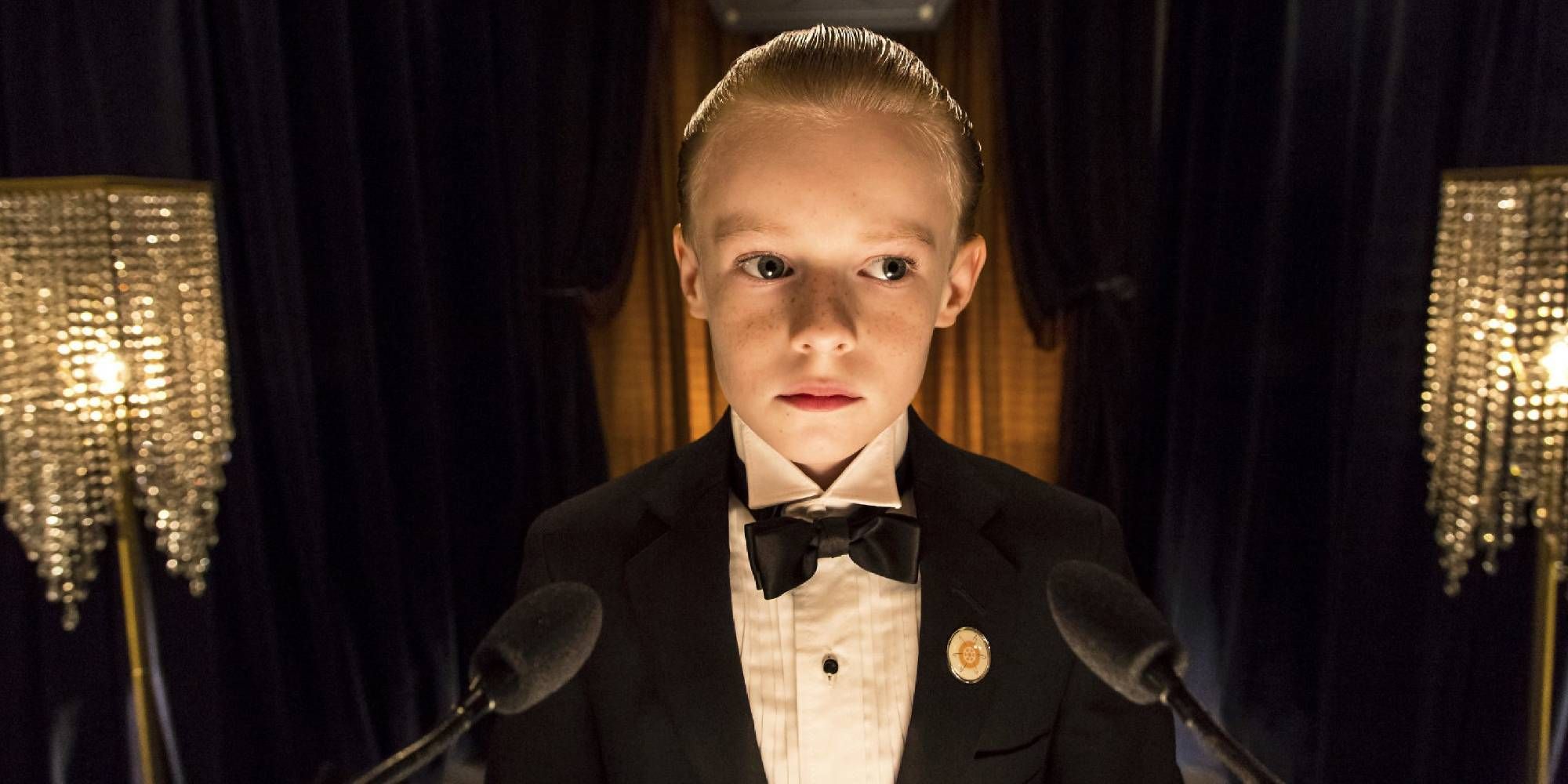 Kyle Catlett in The Young and Prodigious T.S. Spivet close-up.