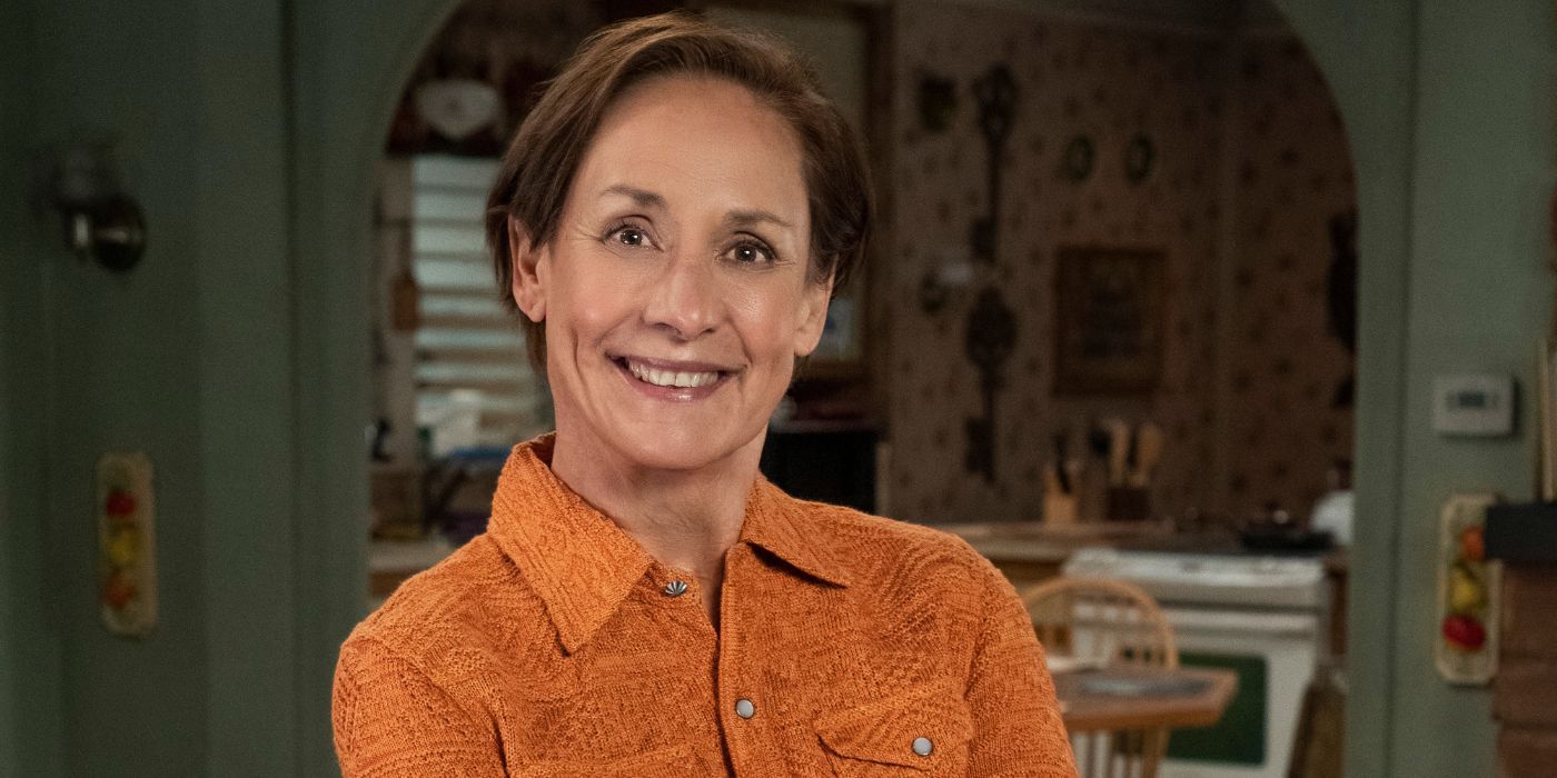 Laurie Metcalf as Jackie Harris-Goldufski in a promo image for The Conners