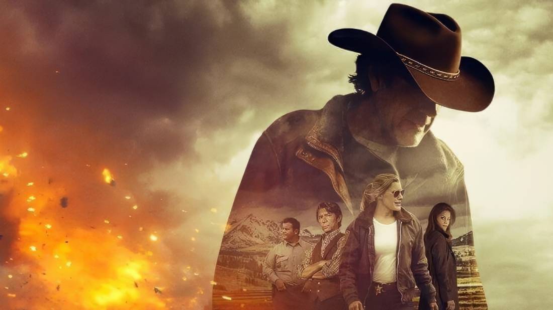 Longmire cast on TV show poster