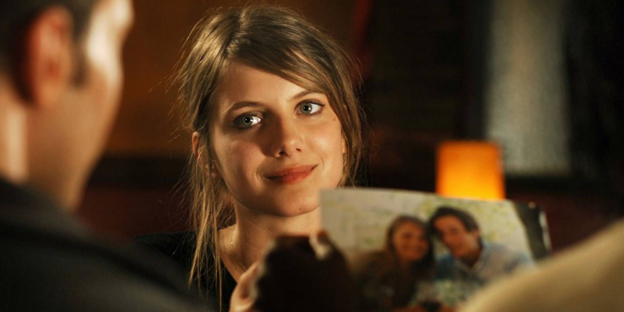 Mélanie Laurent in Don't Worry, I'm Fine smiling.