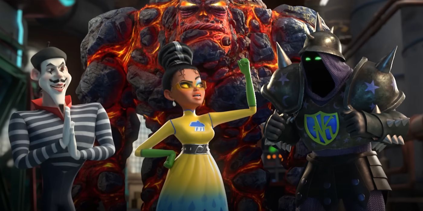 The titular villains in Megamind vs. the Doom Syndicate.