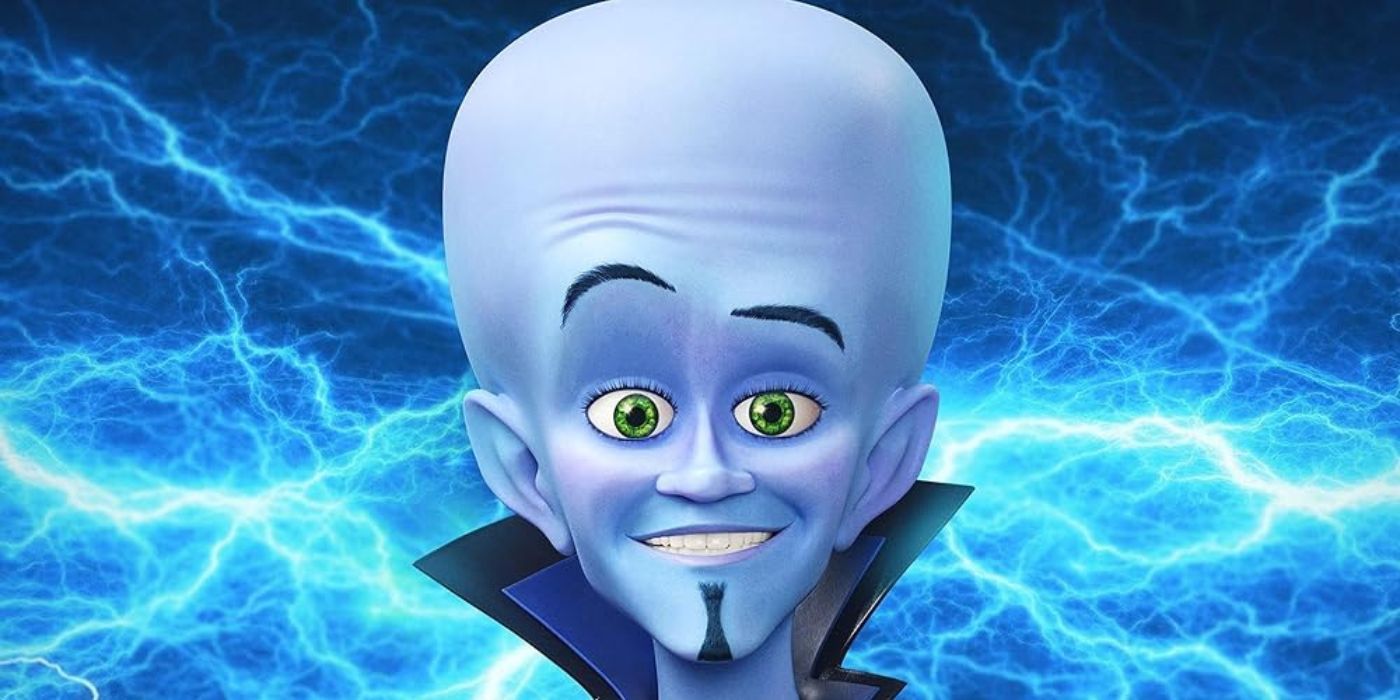 Megamind on the poster for Megamind vs. the Doom Syndicate