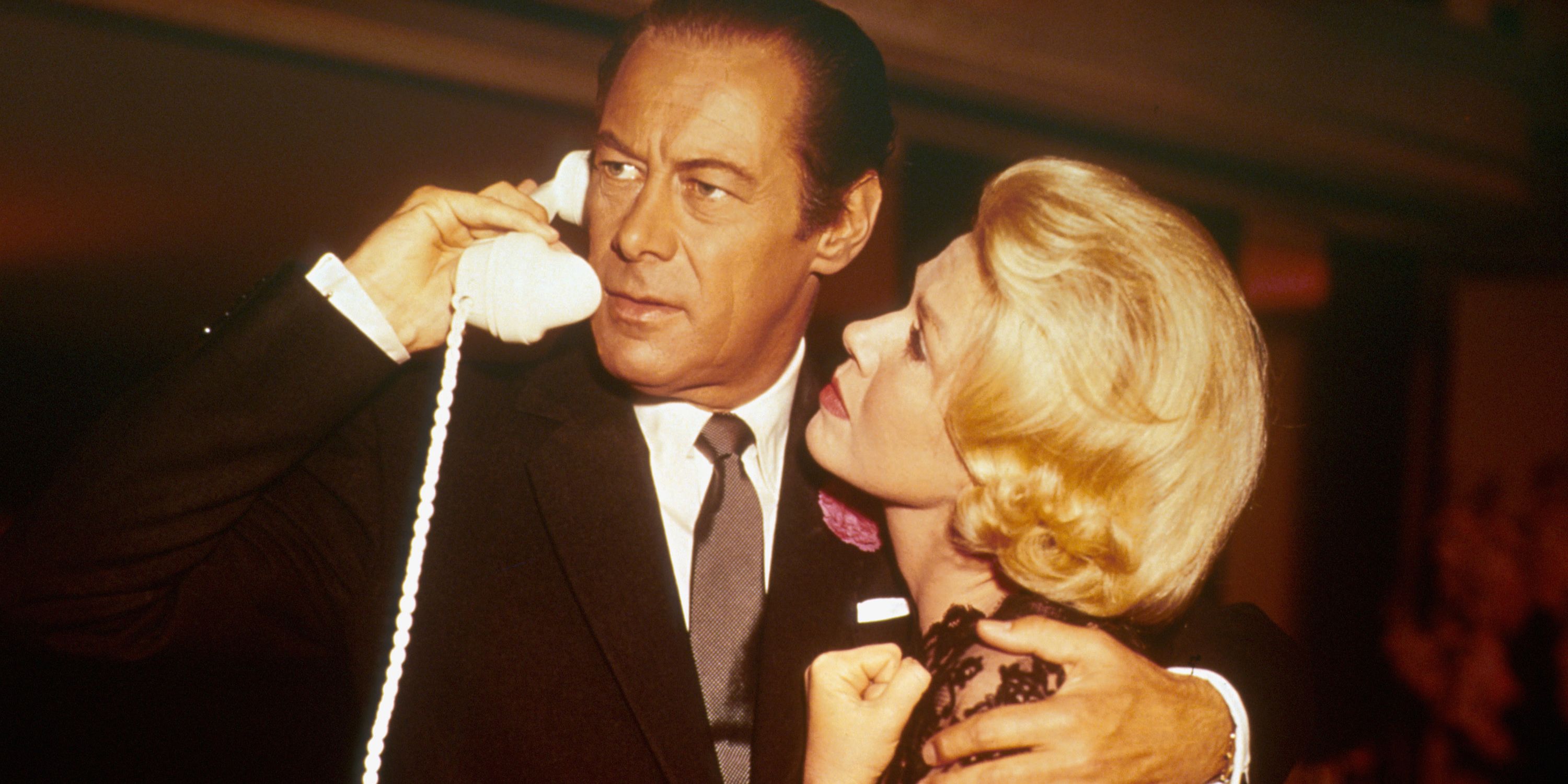Rex Harrison and Doris Day in Midnight Lace