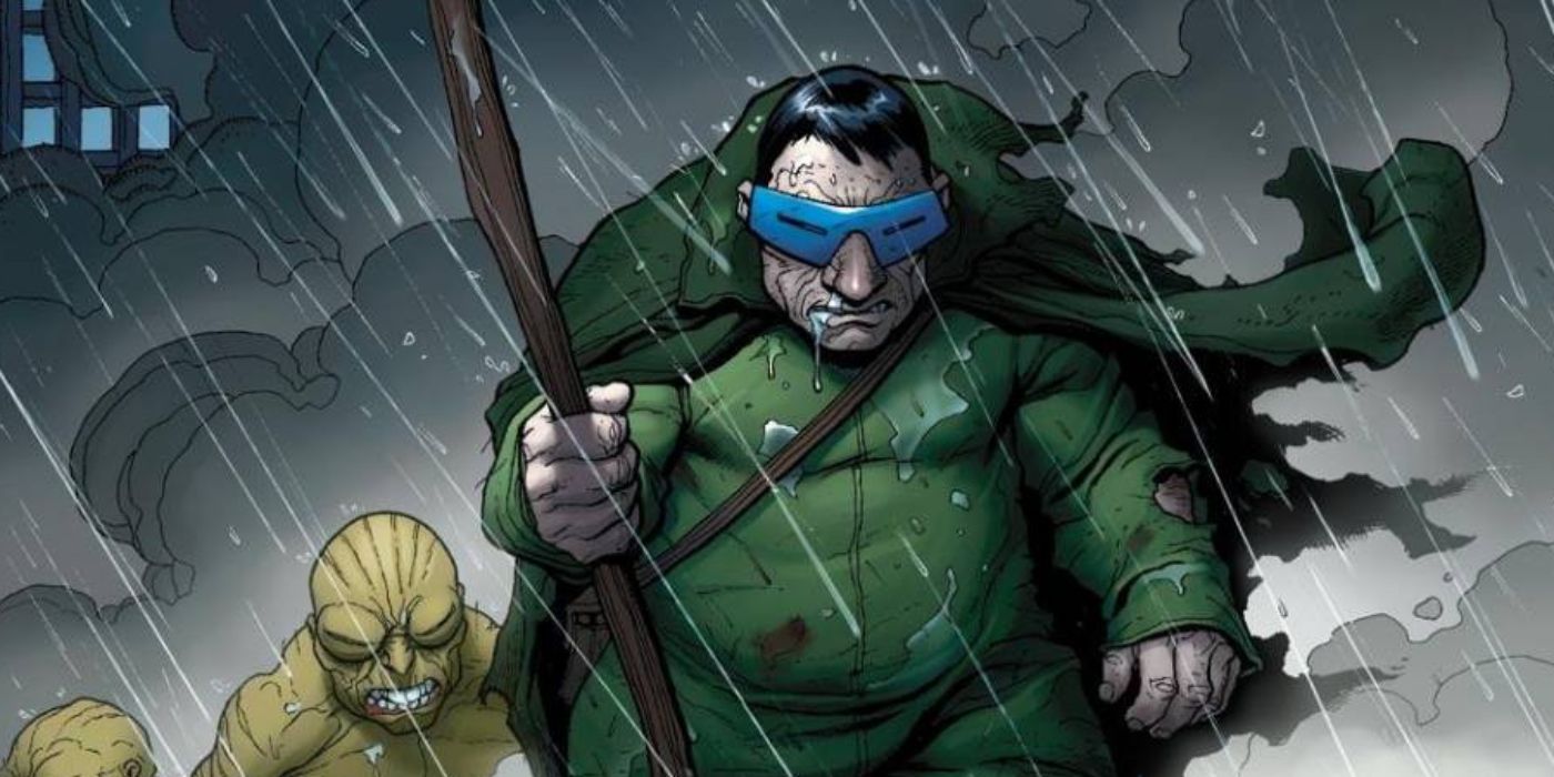 Mole Man from the pages of the Mighty Avengers Comic