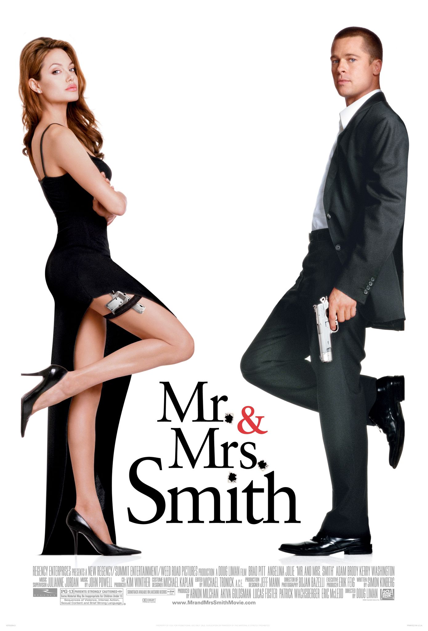 Mr. and Mrs. Smith 2005 Film Poster