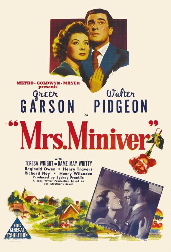 Mrs. Miniver 1942 Film Poster