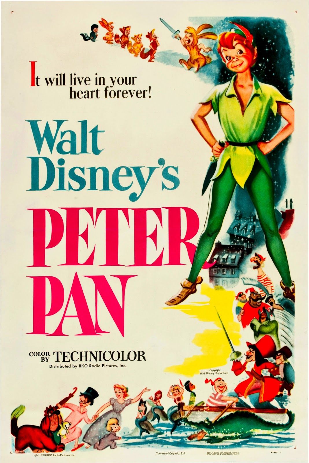 Poster for Disney's Peter Pan