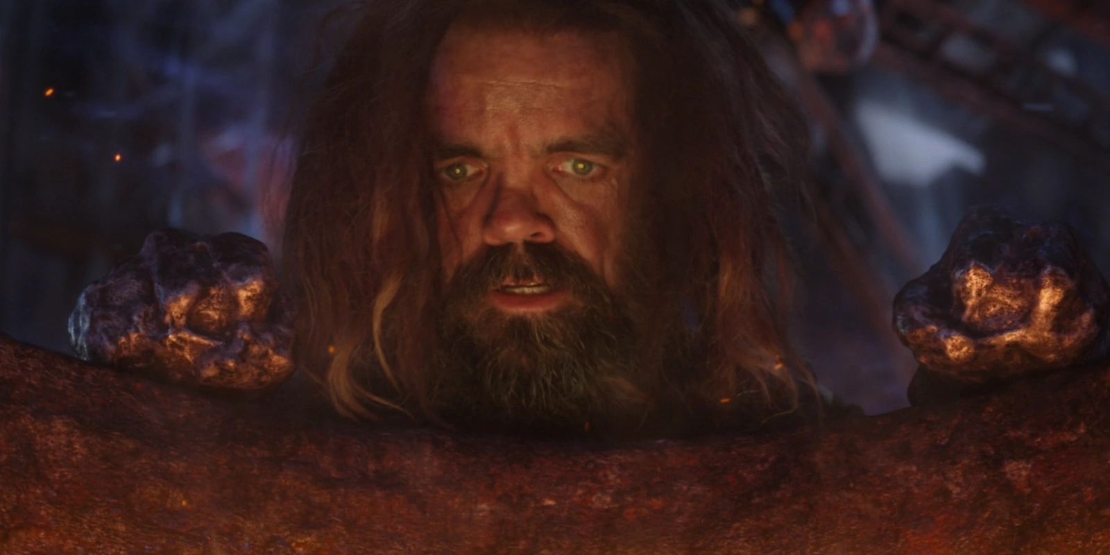Peter Dinklage as the Dwarf King in Avengers Infinity War