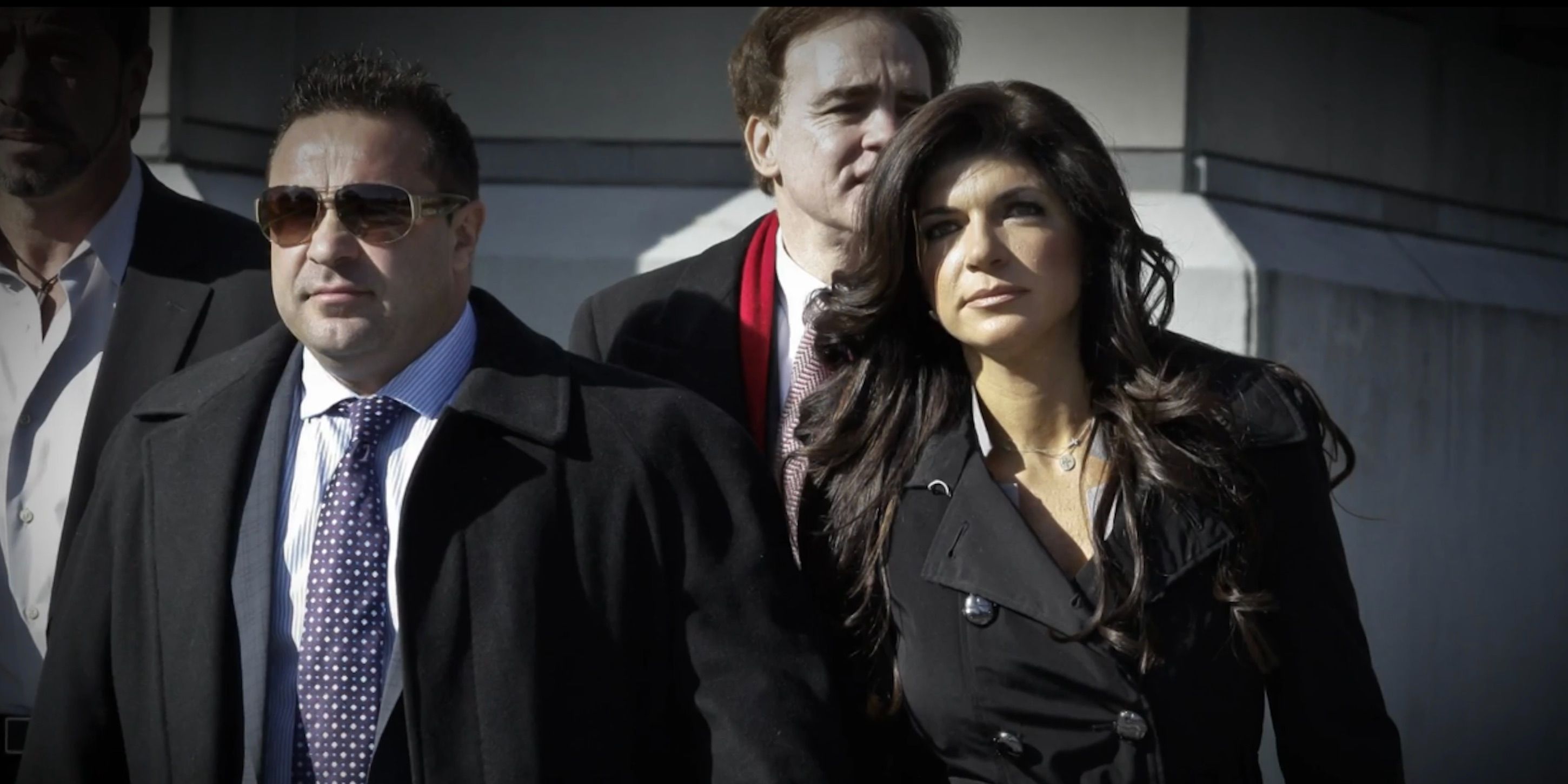 Teresa Giudice and Joe Giudice leaving court together on &lsquo;Real Housewives of New Jersey&rsquo;