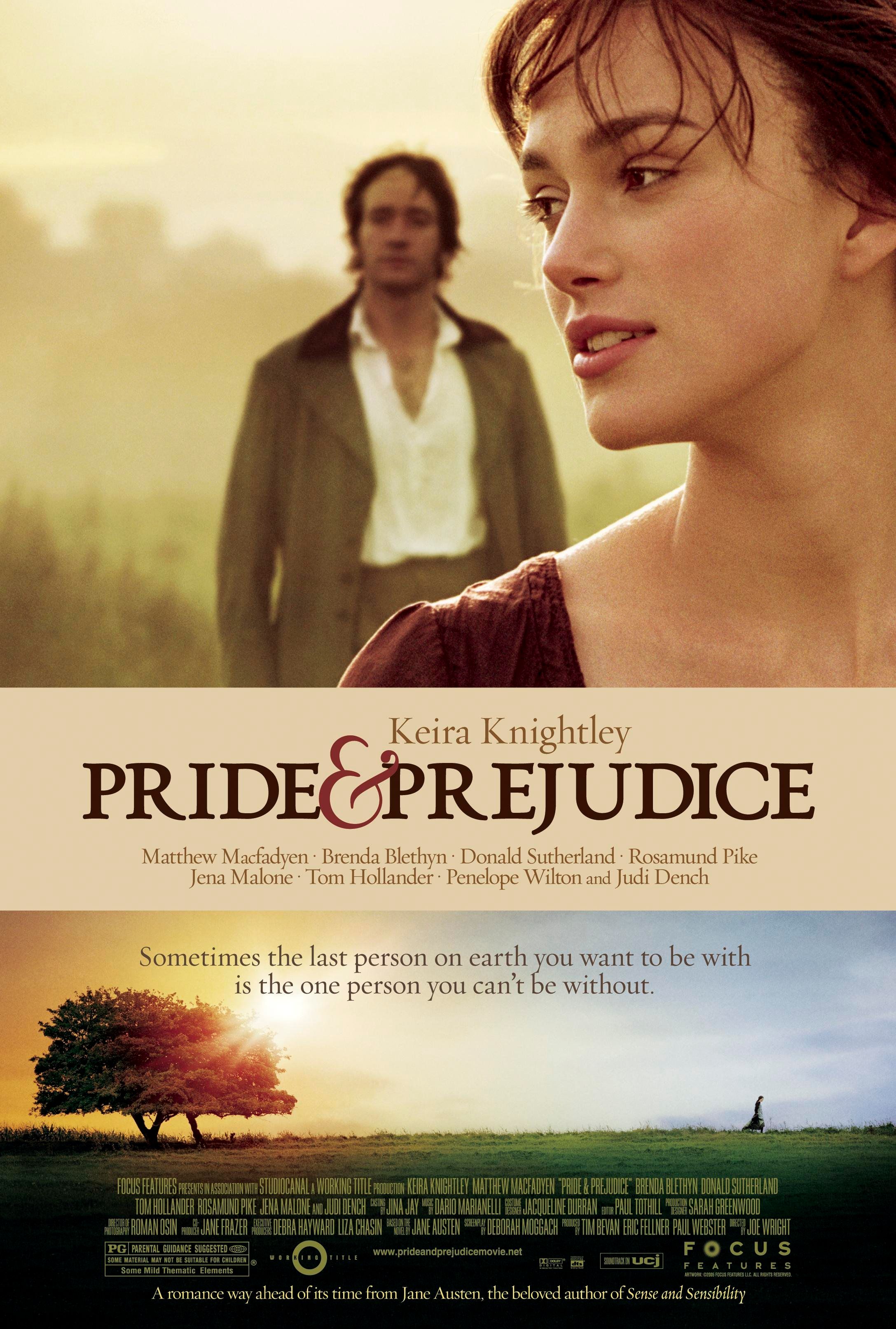 Pride and Prejudice 2005 Film Poster