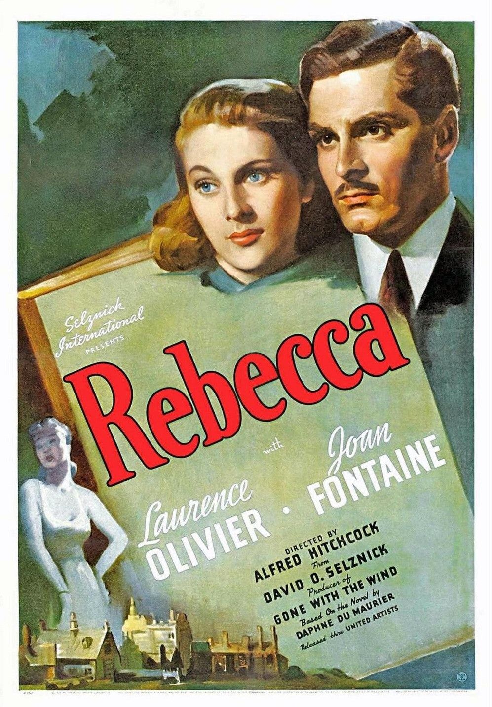 Official movie poster for Rebecca (1940)