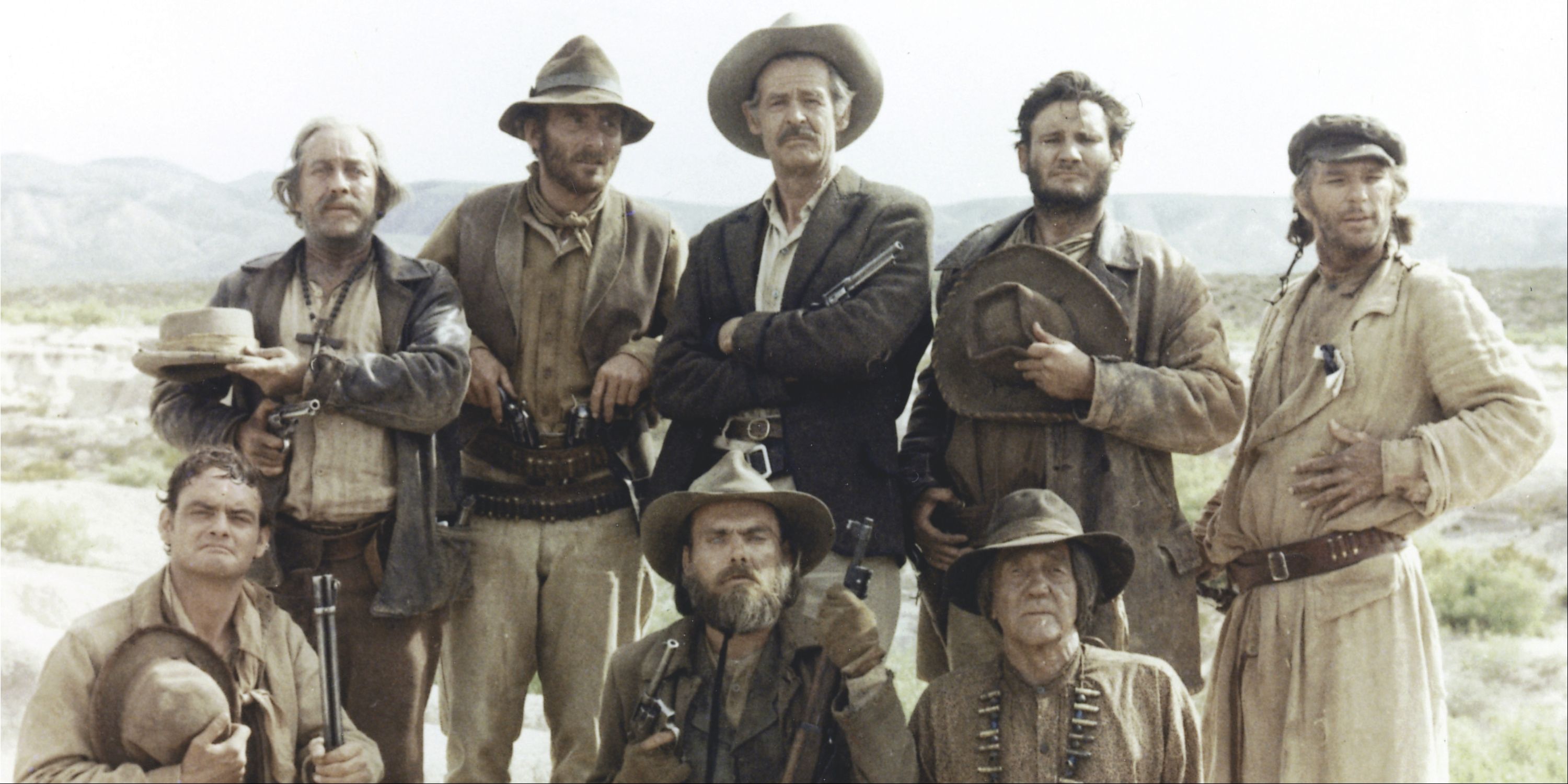 The cast of The Wild Bunch