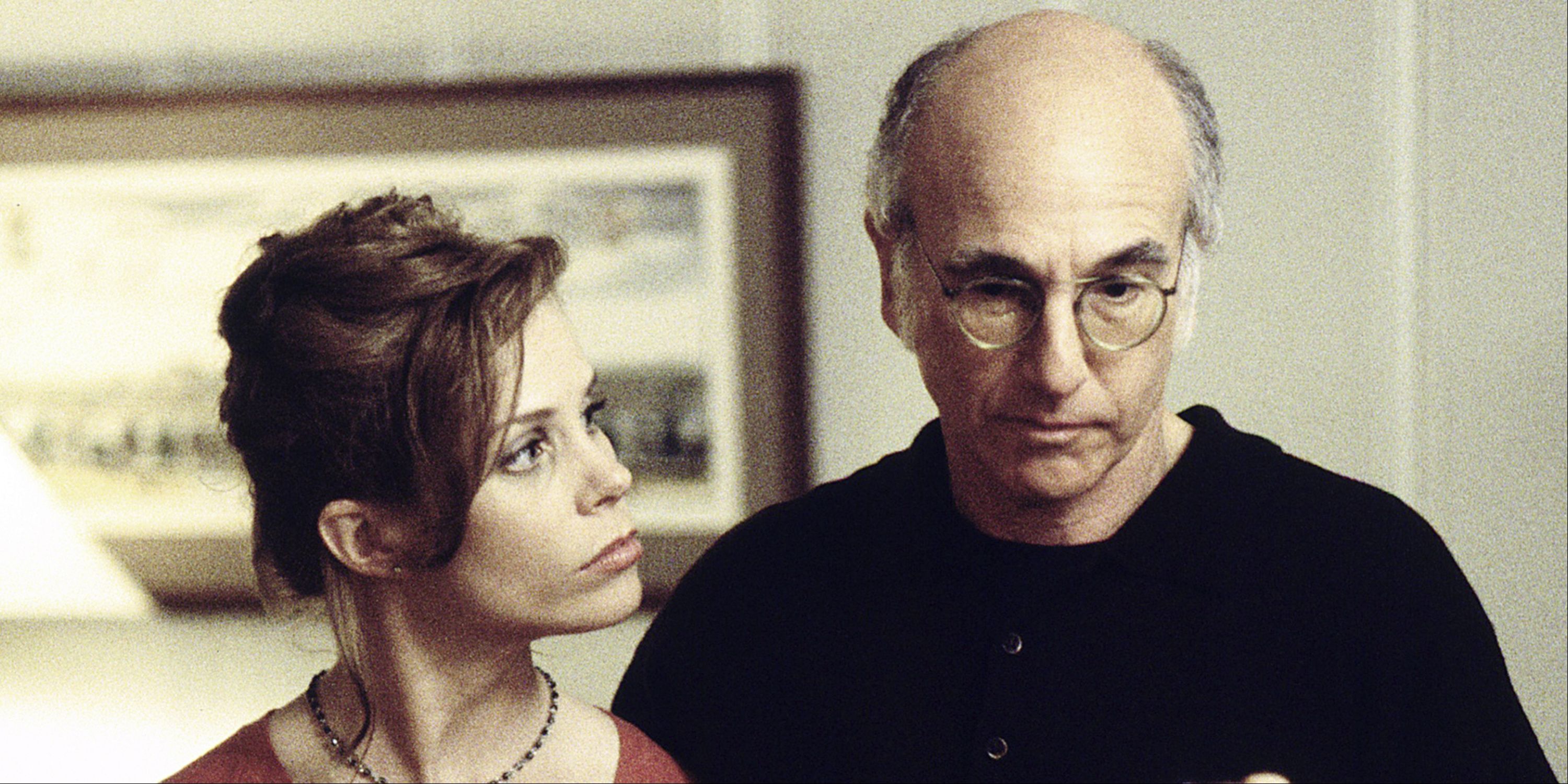Larry David and Cheryl Hines in Curb Your Enthusiasm season 1