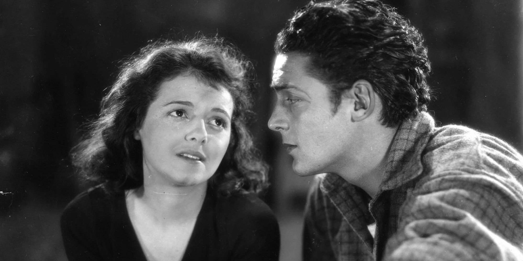 Janet Gaynor as Diane and Charles Farrell as Chico in 7th Heaven