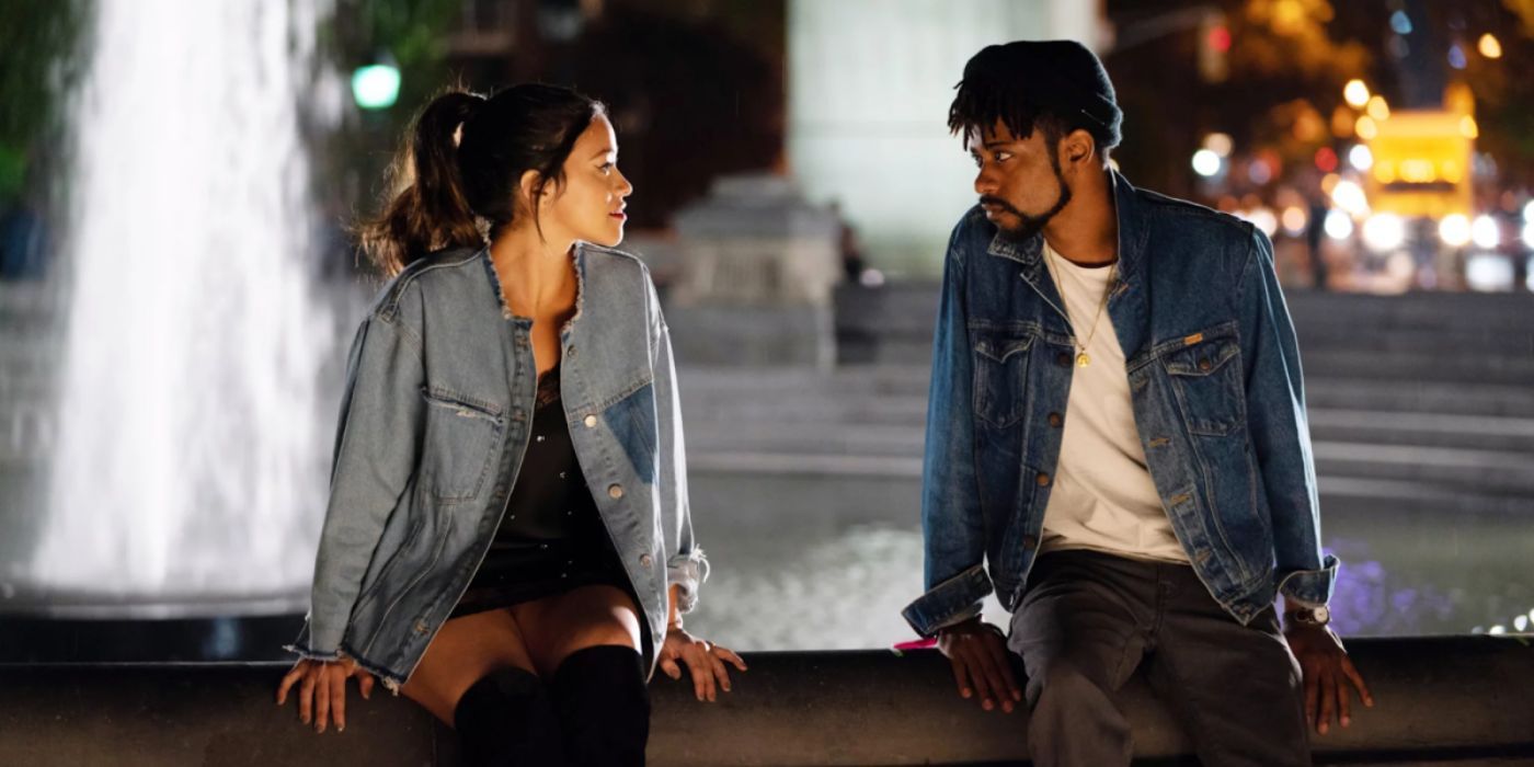 Lakeith Stanfield and Gina Rodriguez in Someone Great