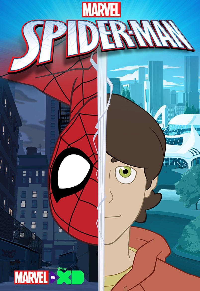 Póster Serie animada Spiderman 2017