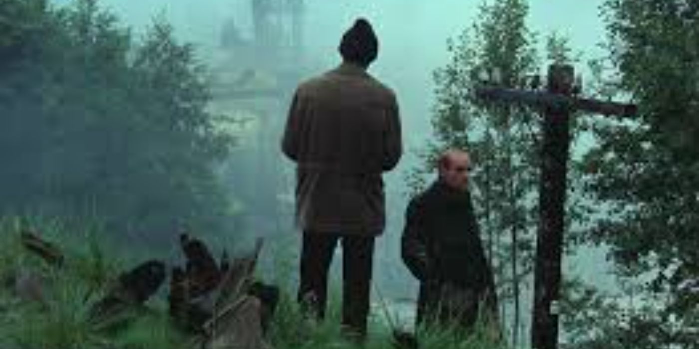 Alexander Kaidanovsky as The Stalker on a hill
