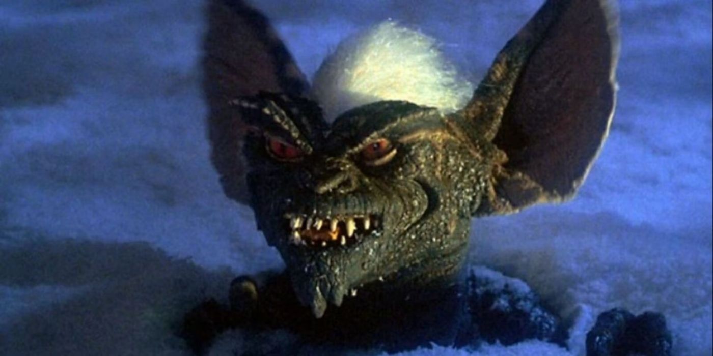 Stripe emerges from the snow in 'Gremlins'