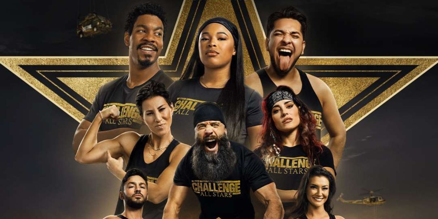 'The Challenge: All Stars 4' - Cast members pose in front of the show's Logo