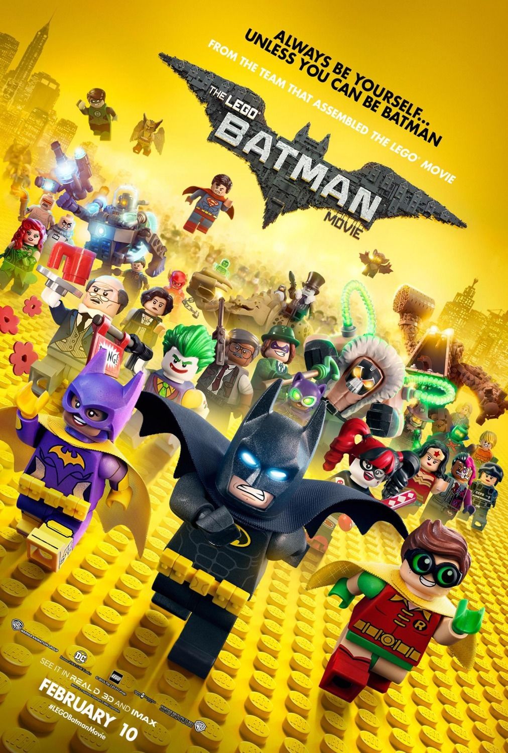 The poster for The LEGO Batman Movie