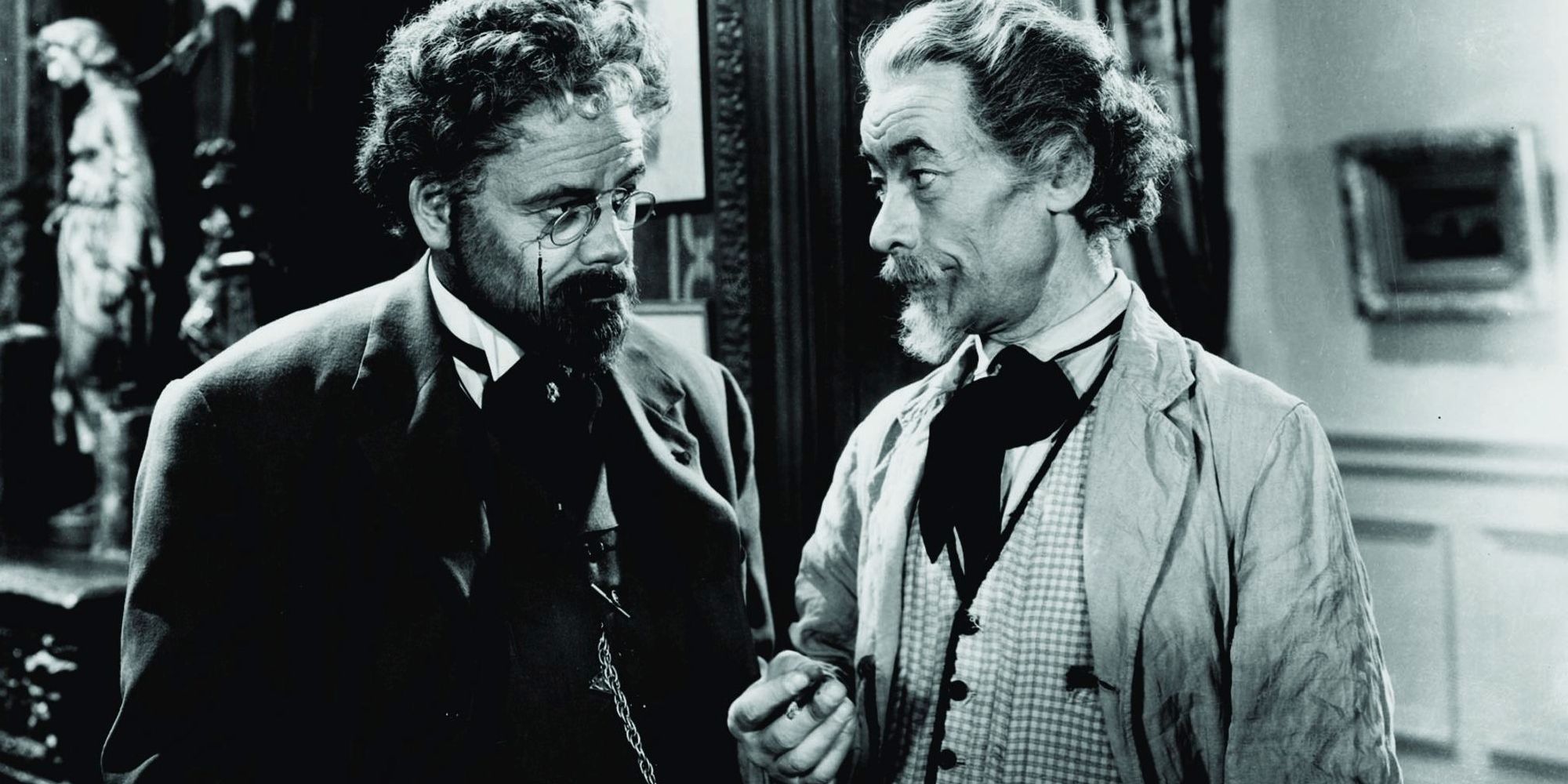 Two men talking in The Life of Emile Zola - 1937
