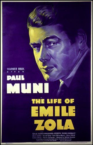 The Life of Emile Zola Film Poster